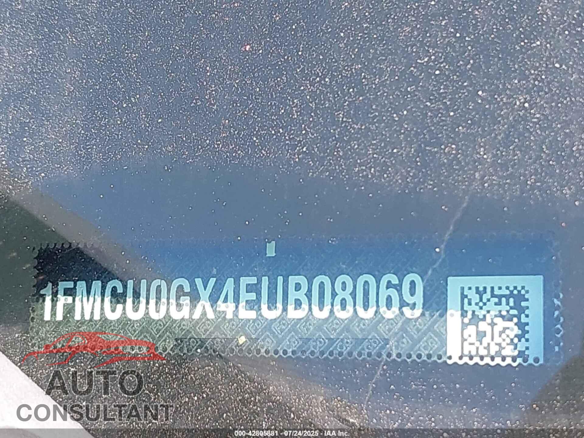 FORD ESCAPE 2014 - 1FMCU0GX4EUB08069
