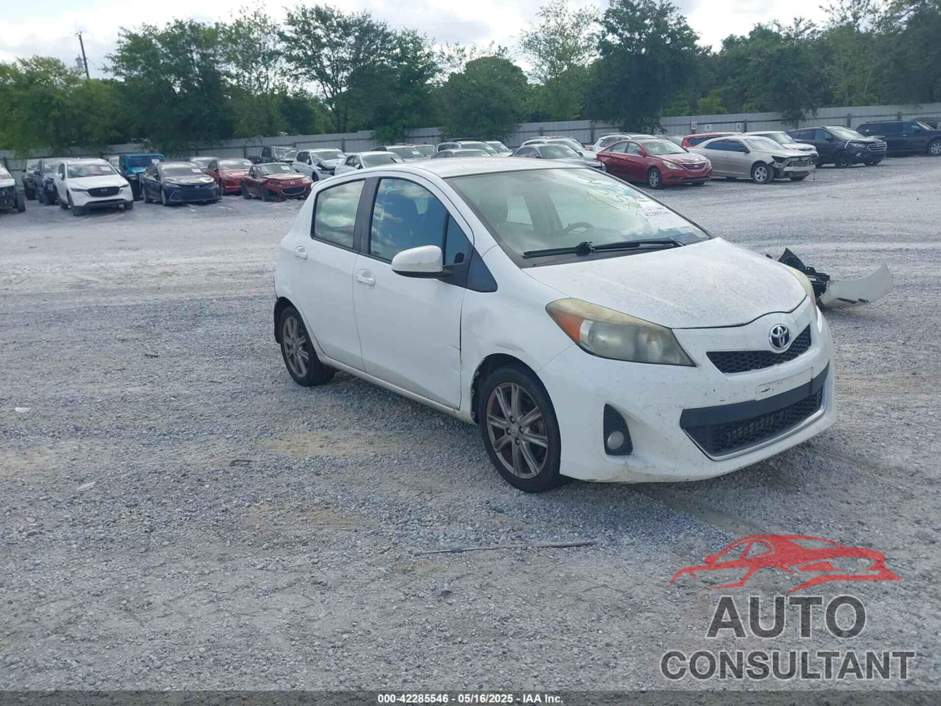 TOYOTA YARIS 2012 - JTDKTUD3XCD508114