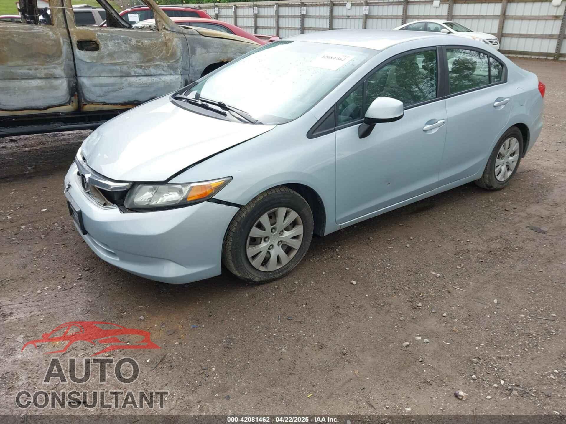 HONDA CIVIC 2012 - 2HGFB2F53CH566786