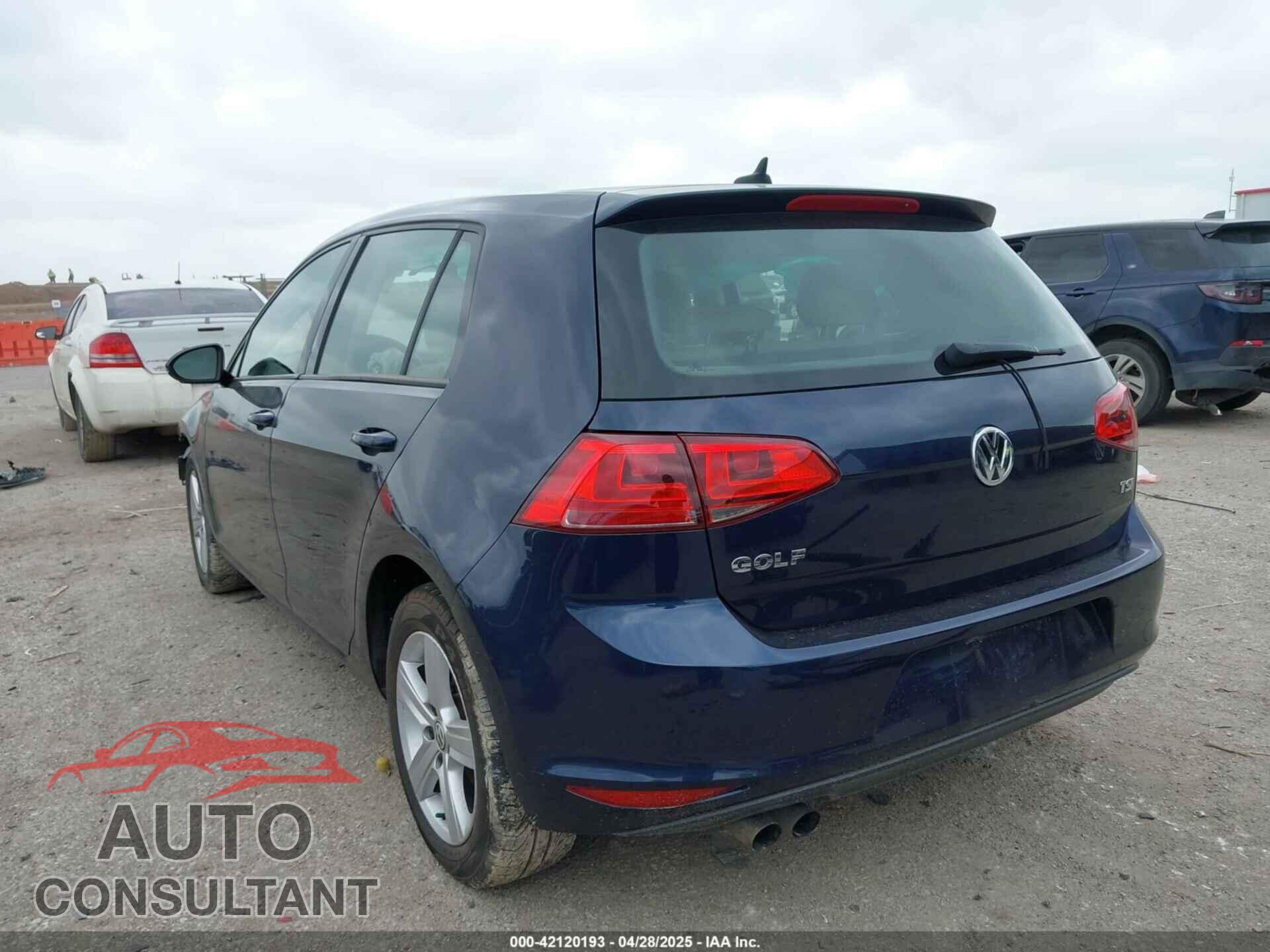 VOLKSWAGEN GOLF 2017 - 3VW117AU6HM075321