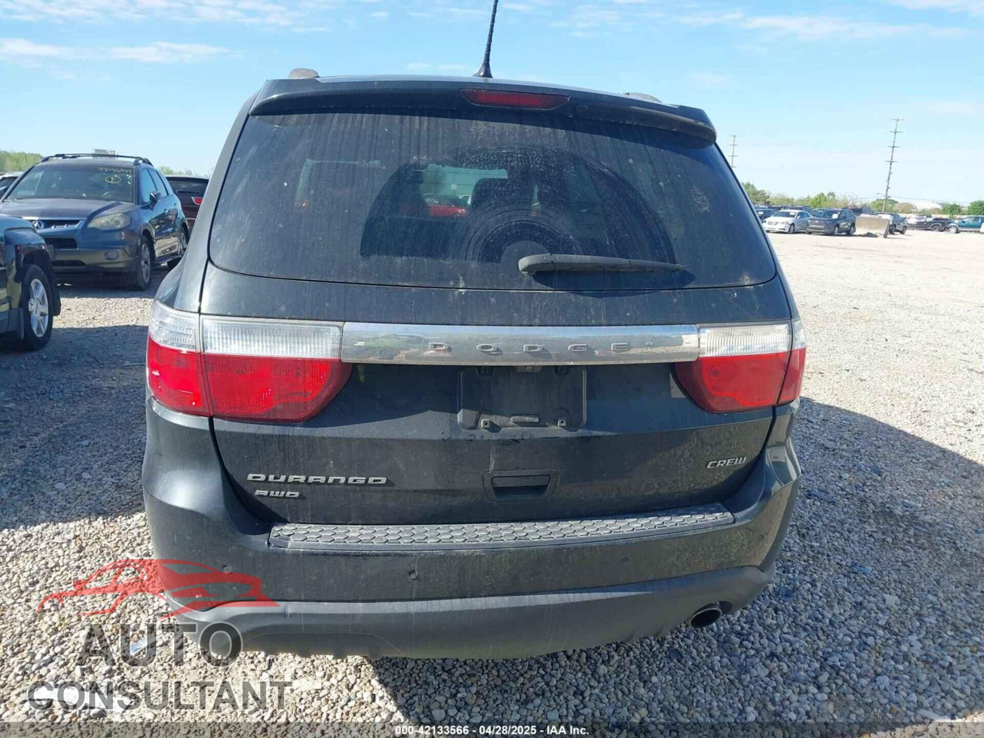DODGE DURANGO 2012 - 1C4RDJDG7CC309153