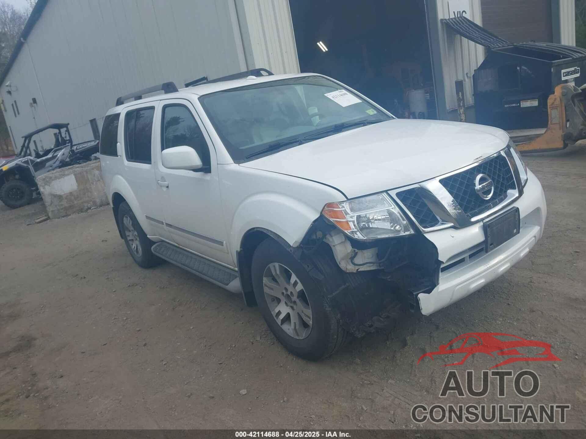 NISSAN PATHFINDER 2011 - 5N1AR1NN8BC621939