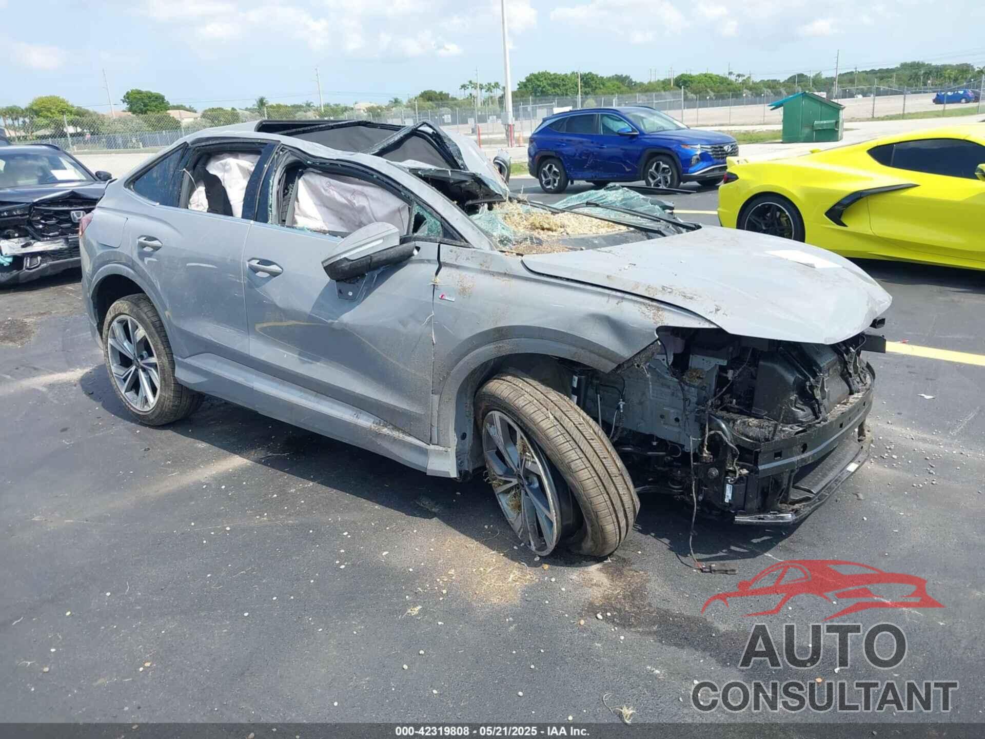 AUDI Q4 SPORTBACK E-TRON 2025 - WA12UBFZ8SP023867