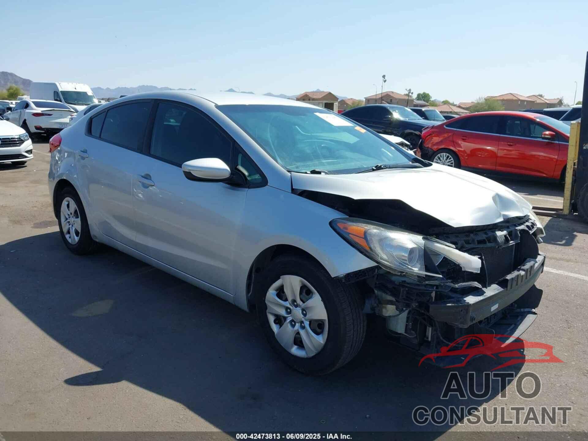 KIA FORTE 2016 - KNAFK4A69G5578431