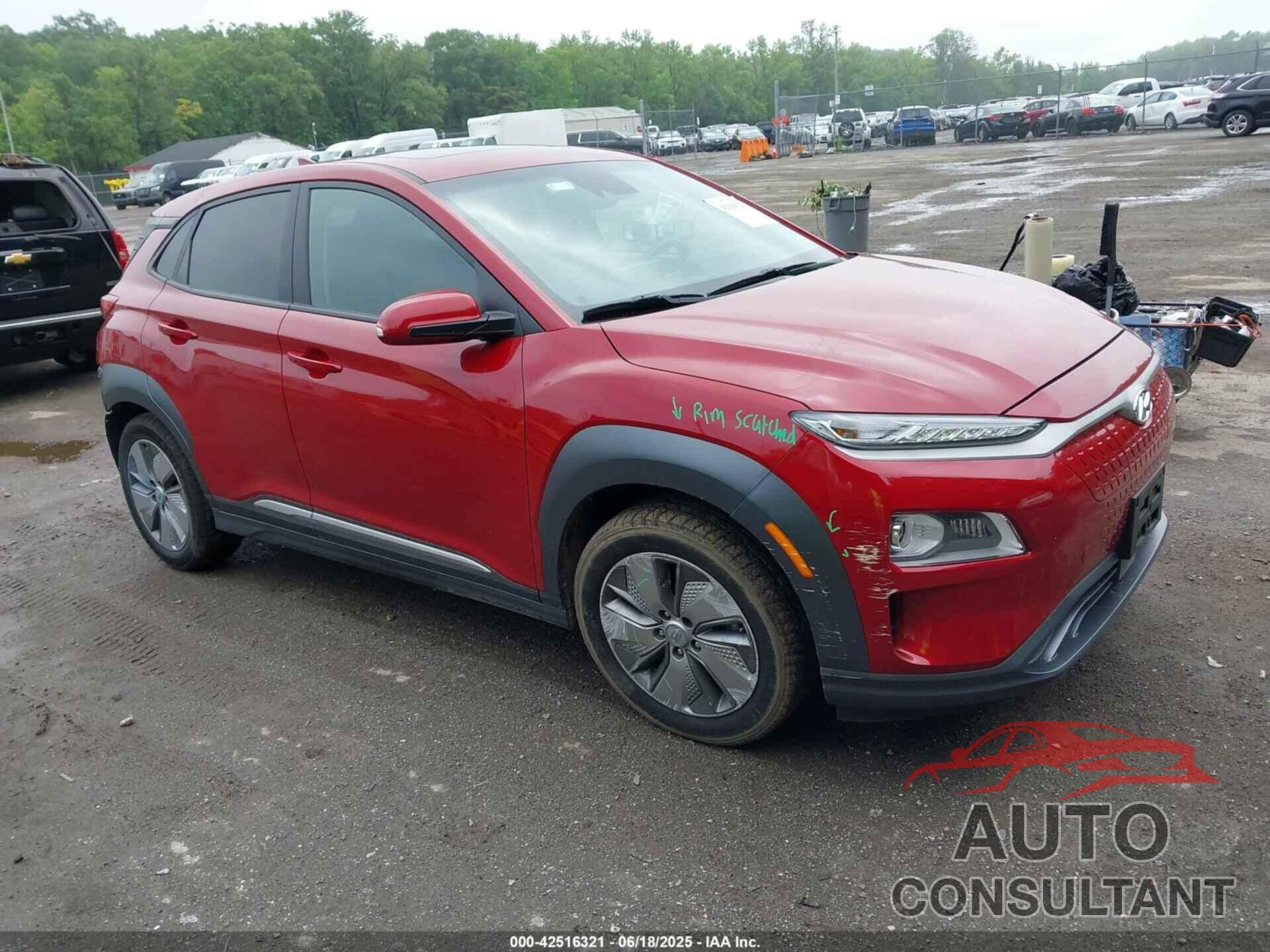 HYUNDAI KONA ELECTRIC 2021 - KM8K53AG6MU119382