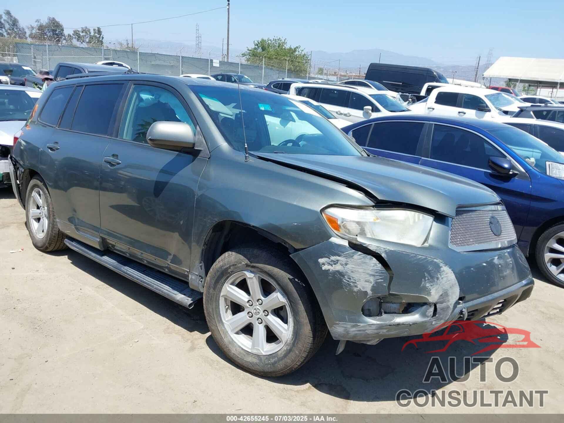 TOYOTA HIGHLANDER 2010 - 5TDZK3EH5AS004528