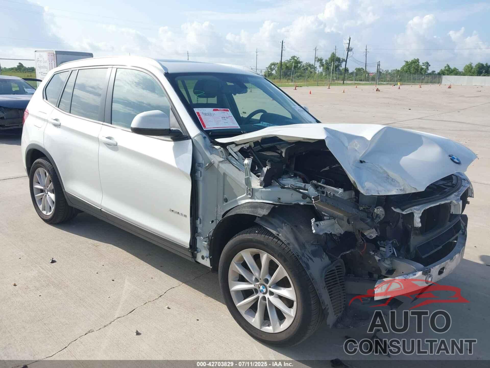 BMW X3 2015 - 5UXWX9C52F0D57059