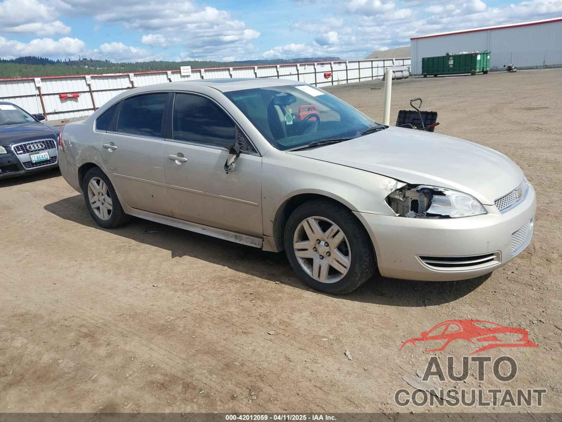CHEVROLET IMPALA 2012 - 2G1WG5E30C1323441