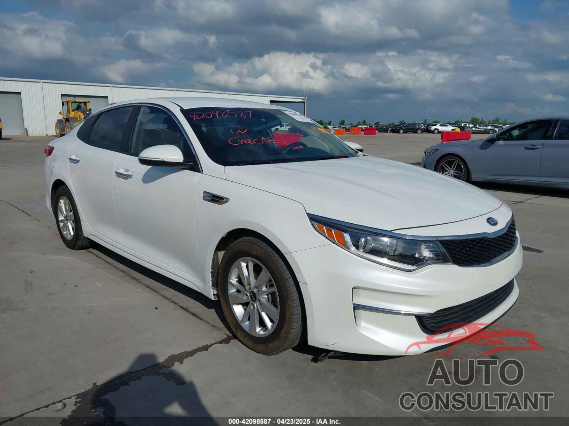 KIA OPTIMA 2016 - KNAGT4L38G5083772