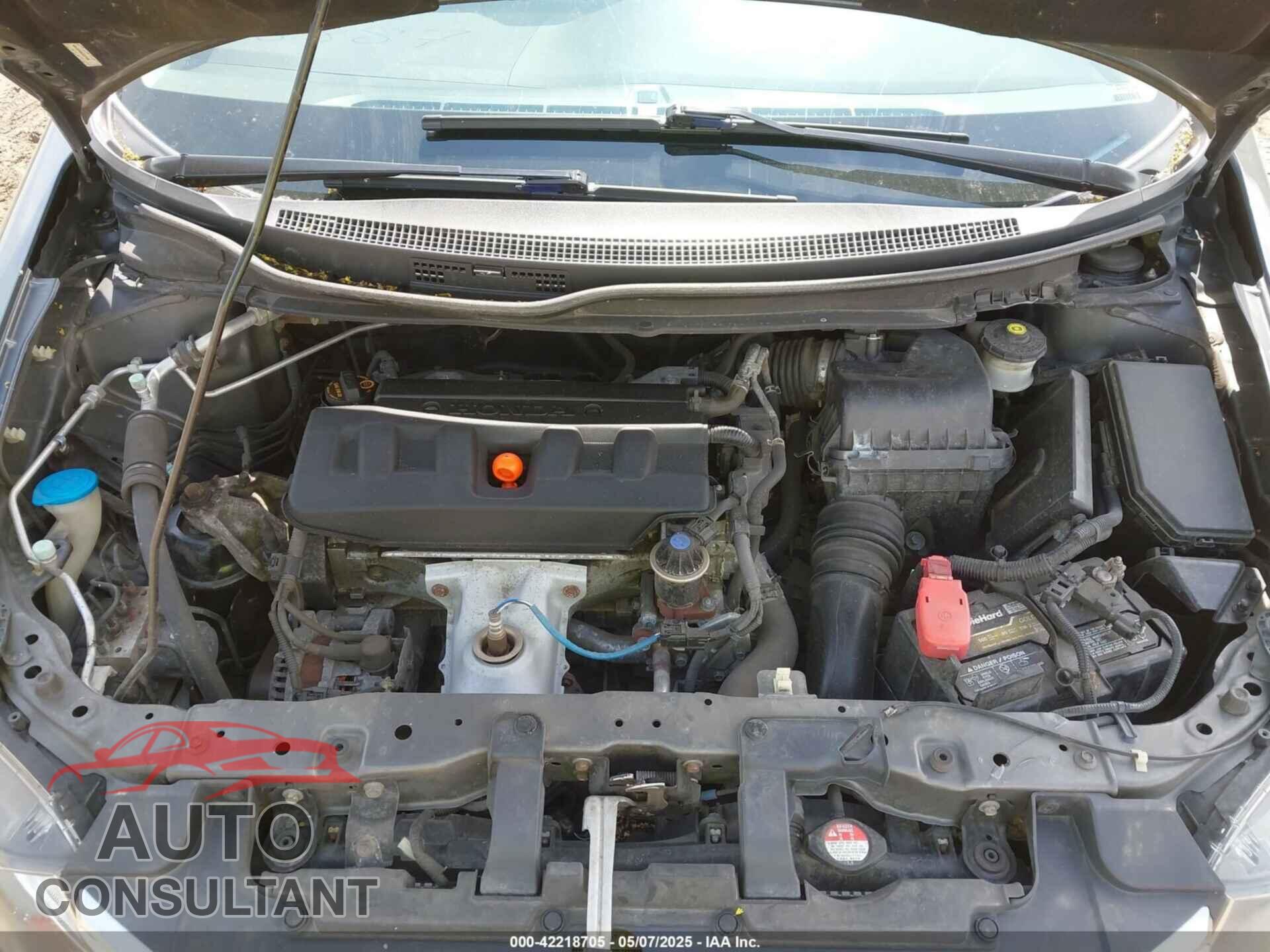 HONDA CIVIC 2012 - 19XFB2F80CE031936
