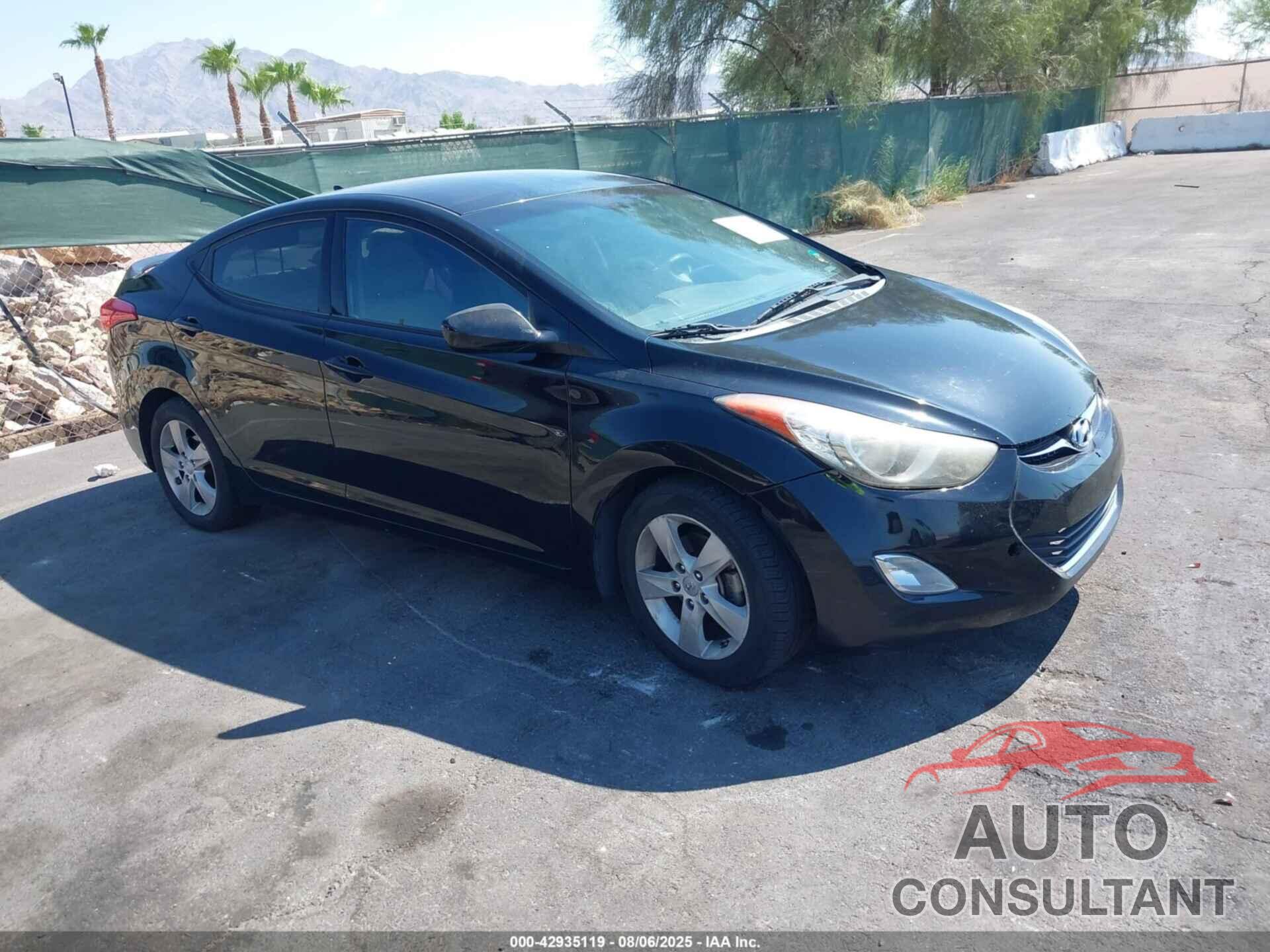 HYUNDAI ELANTRA 2013 - KMHDH4AEXDU795693