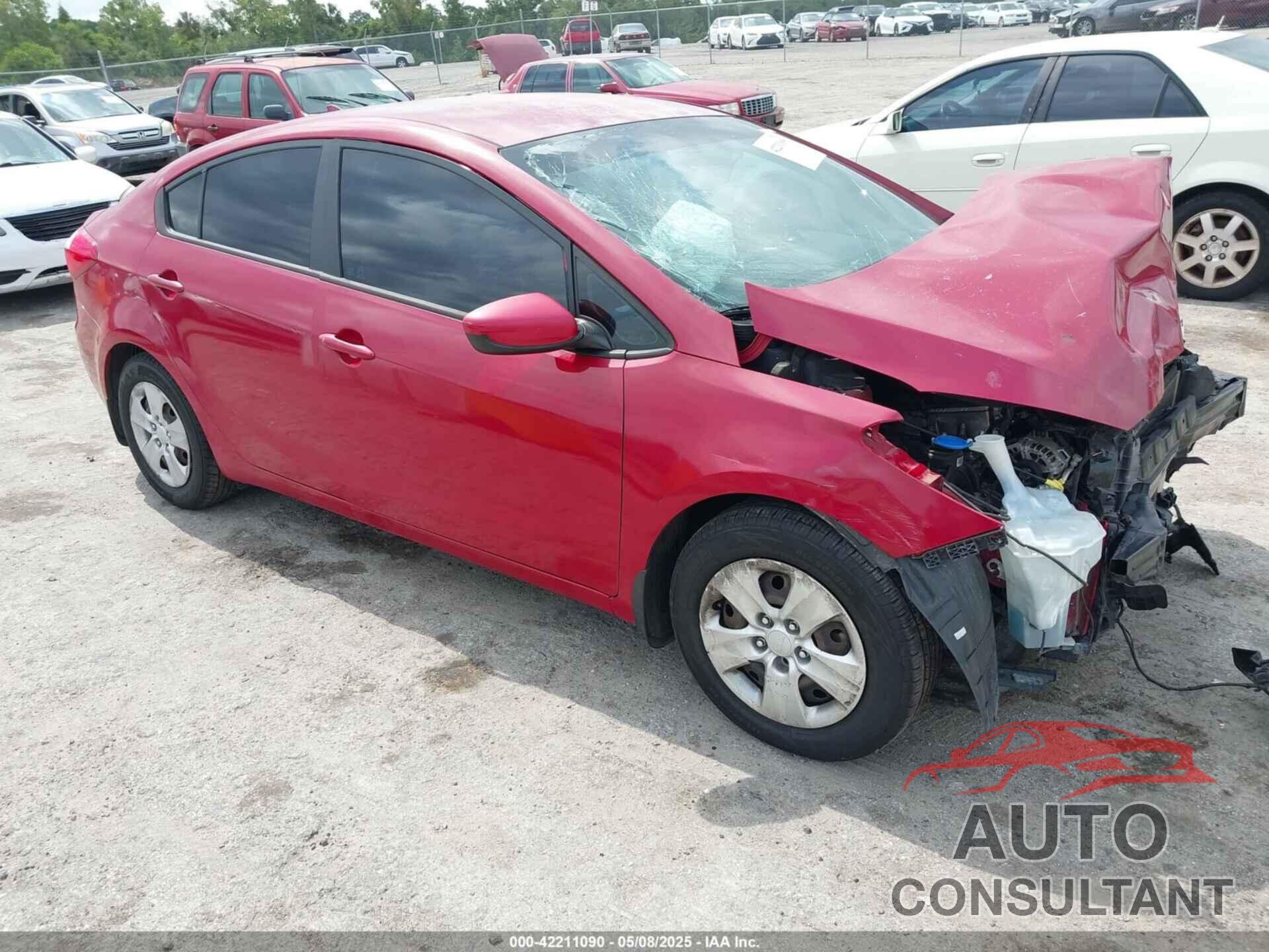 KIA FORTE 2016 - KNAFK4A65G5501152