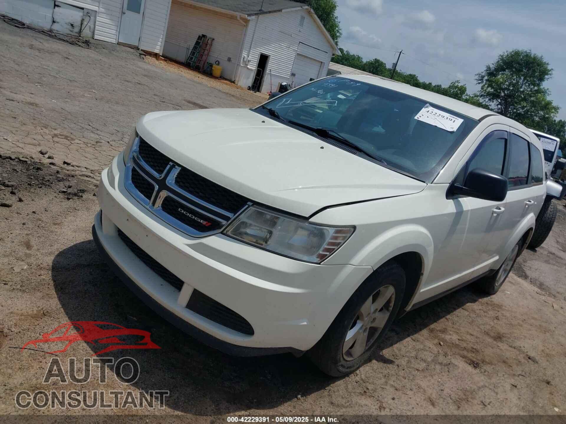 DODGE JOURNEY 2013 - 3C4PDCAB2DT587430