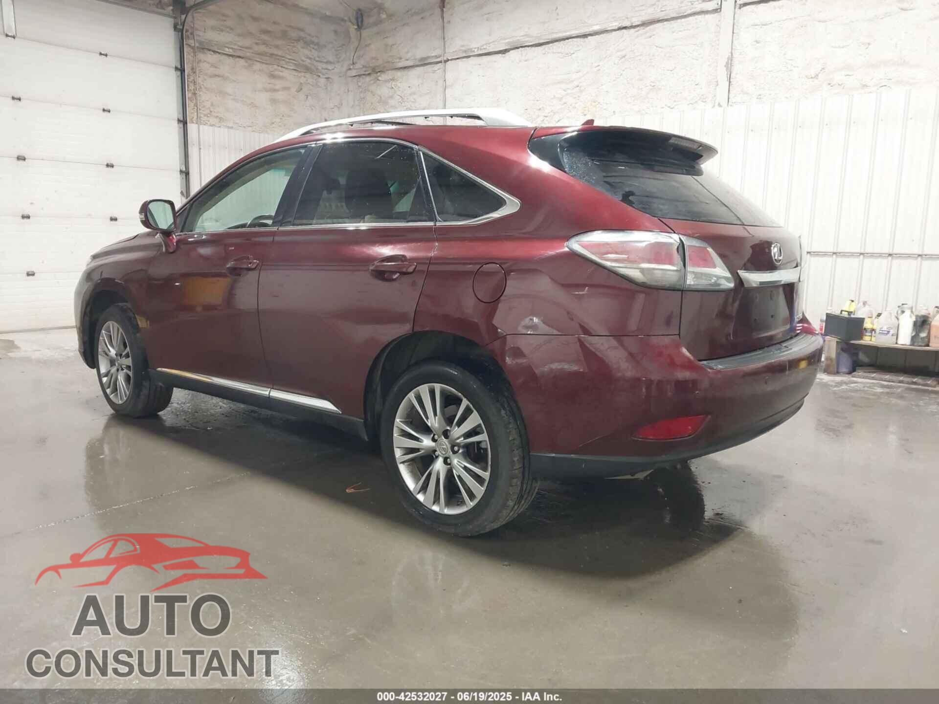 LEXUS RX 350 2013 - 2T2BK1BA5DC214326