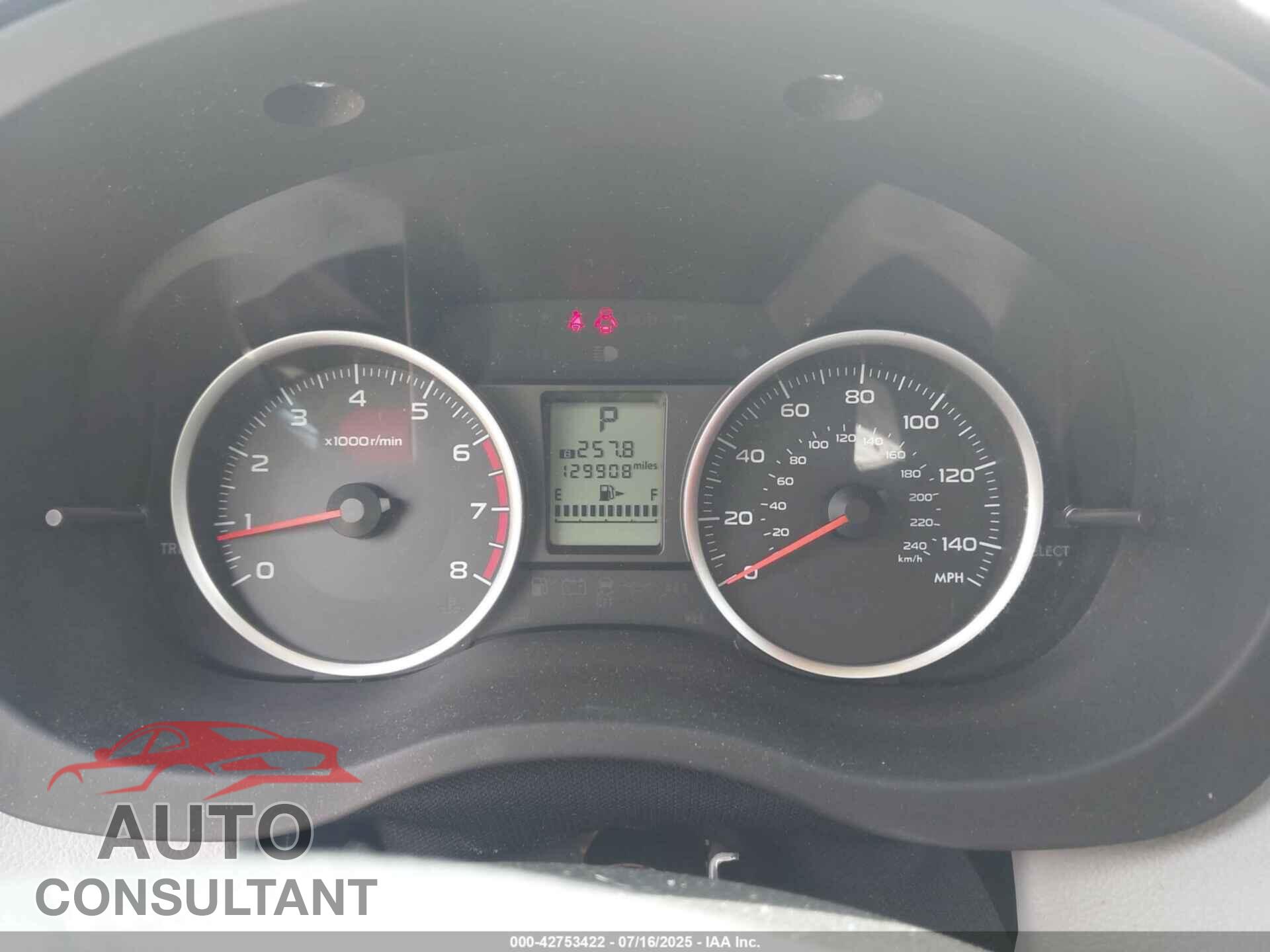 SUBARU FORESTER 2014 - JF2SJAEC8EH476585