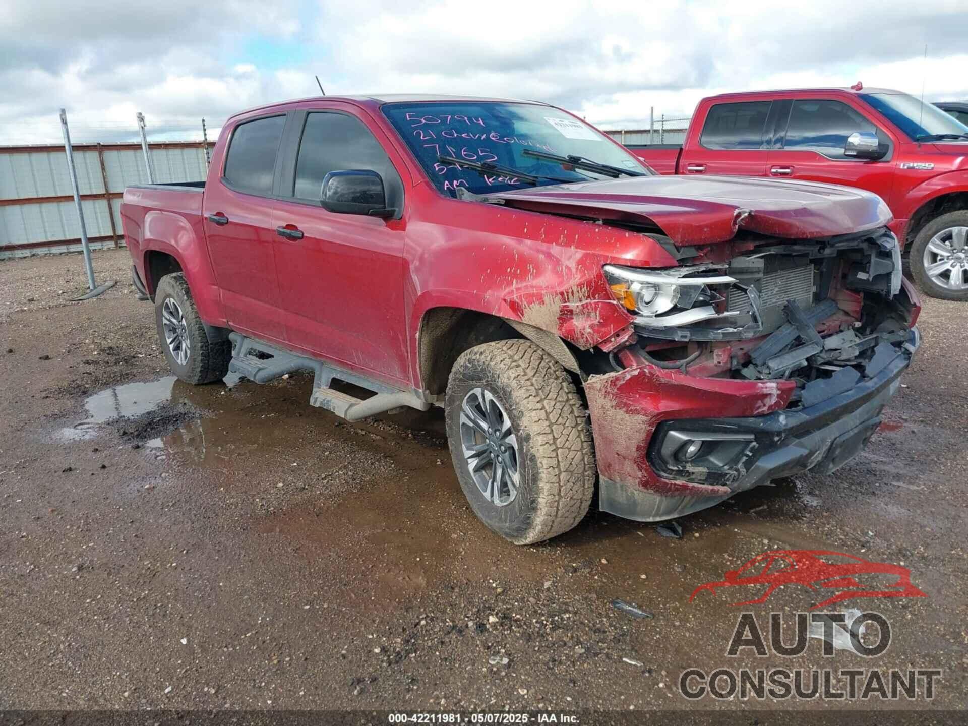 CHEVROLET COLORADO 2021 - 1GCGSDEN0M1107165