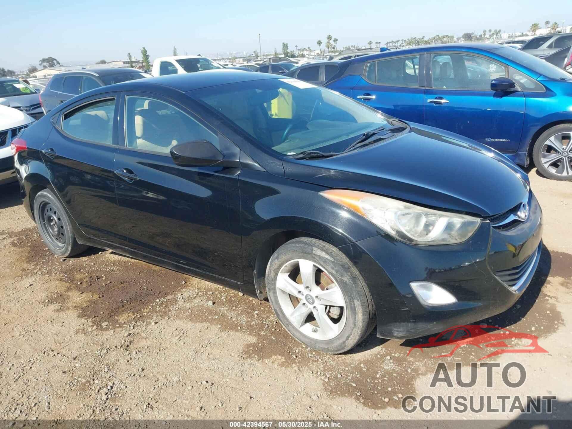 HYUNDAI ELANTRA 2013 - KMHDH4AEXDU933572