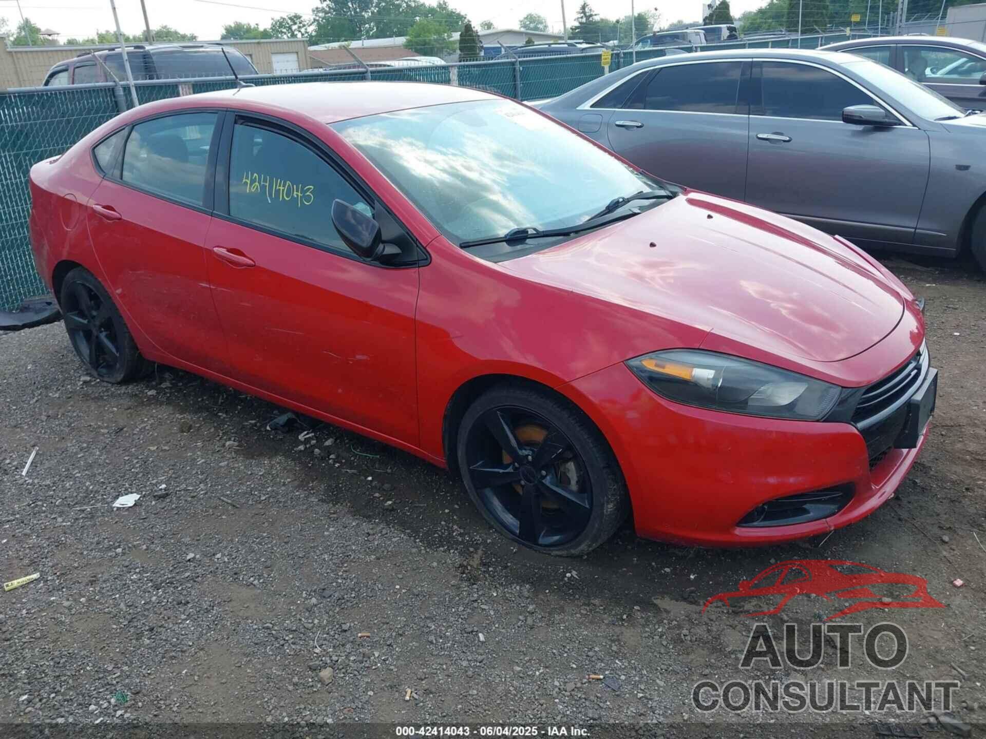 DODGE DART 2016 - 1C3CDFBB6GD540964