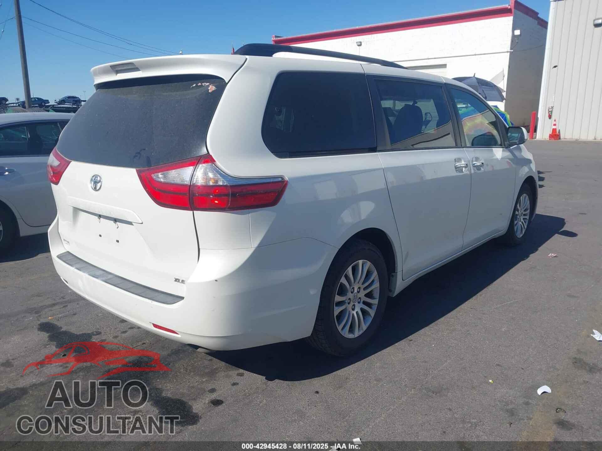 TOYOTA SIENNA 2017 - 5TDYZ3DC4HS823151