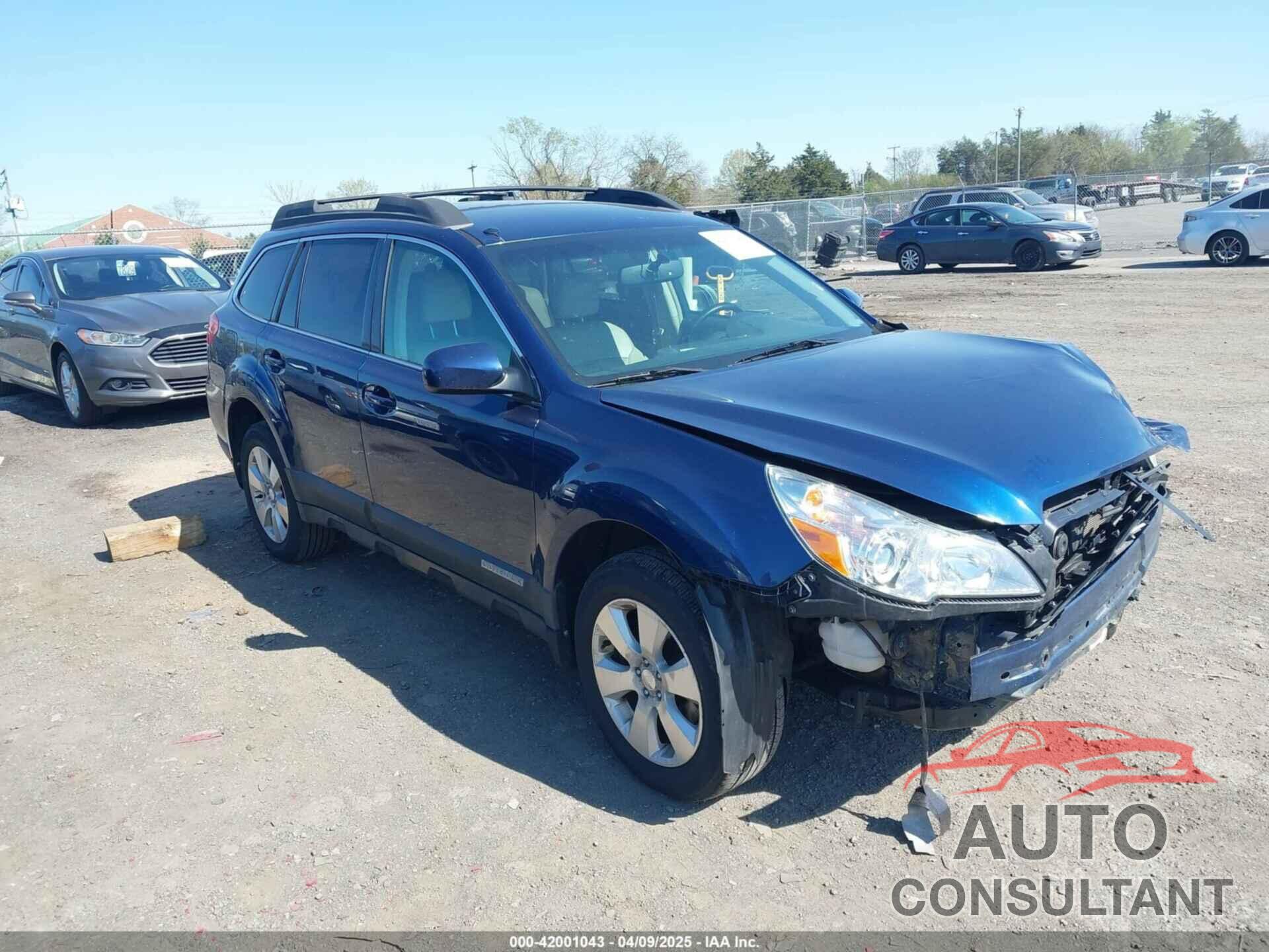 SUBARU OUTBACK 2010 - 4S4BRDJC5A2375141