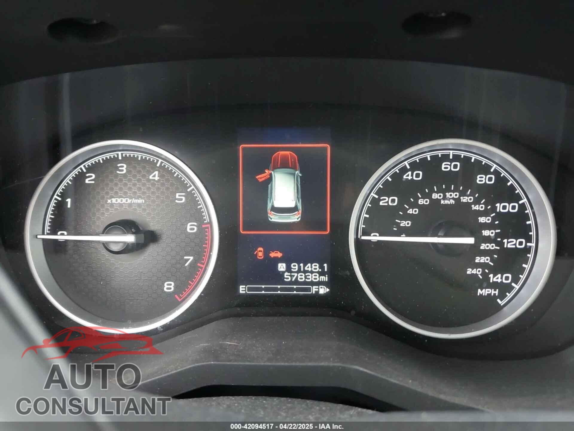 SUBARU FORESTER 2019 - JF2SKAEC1KH447633