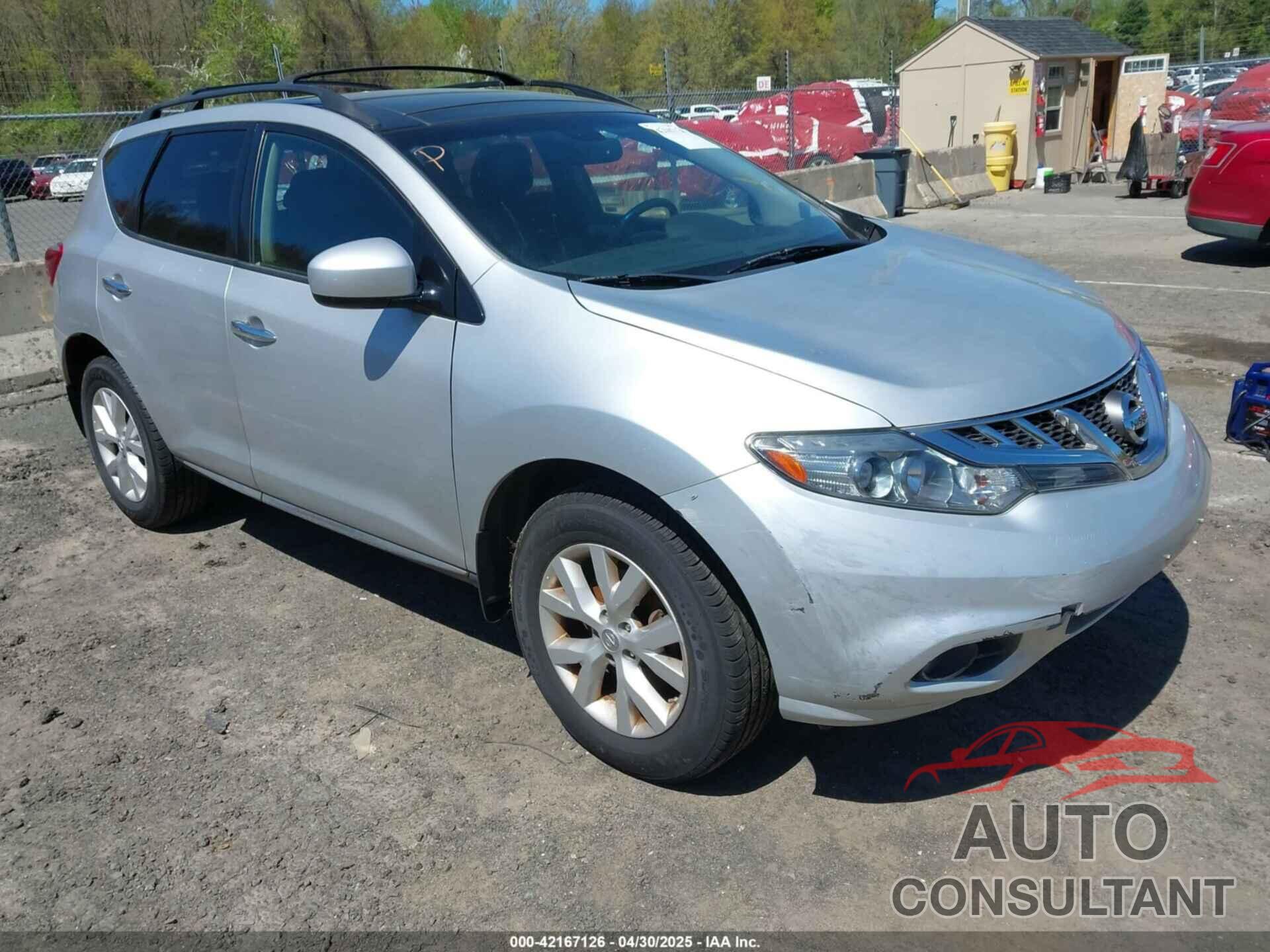 NISSAN MURANO 2011 - JN8AZ1MWXBW176864