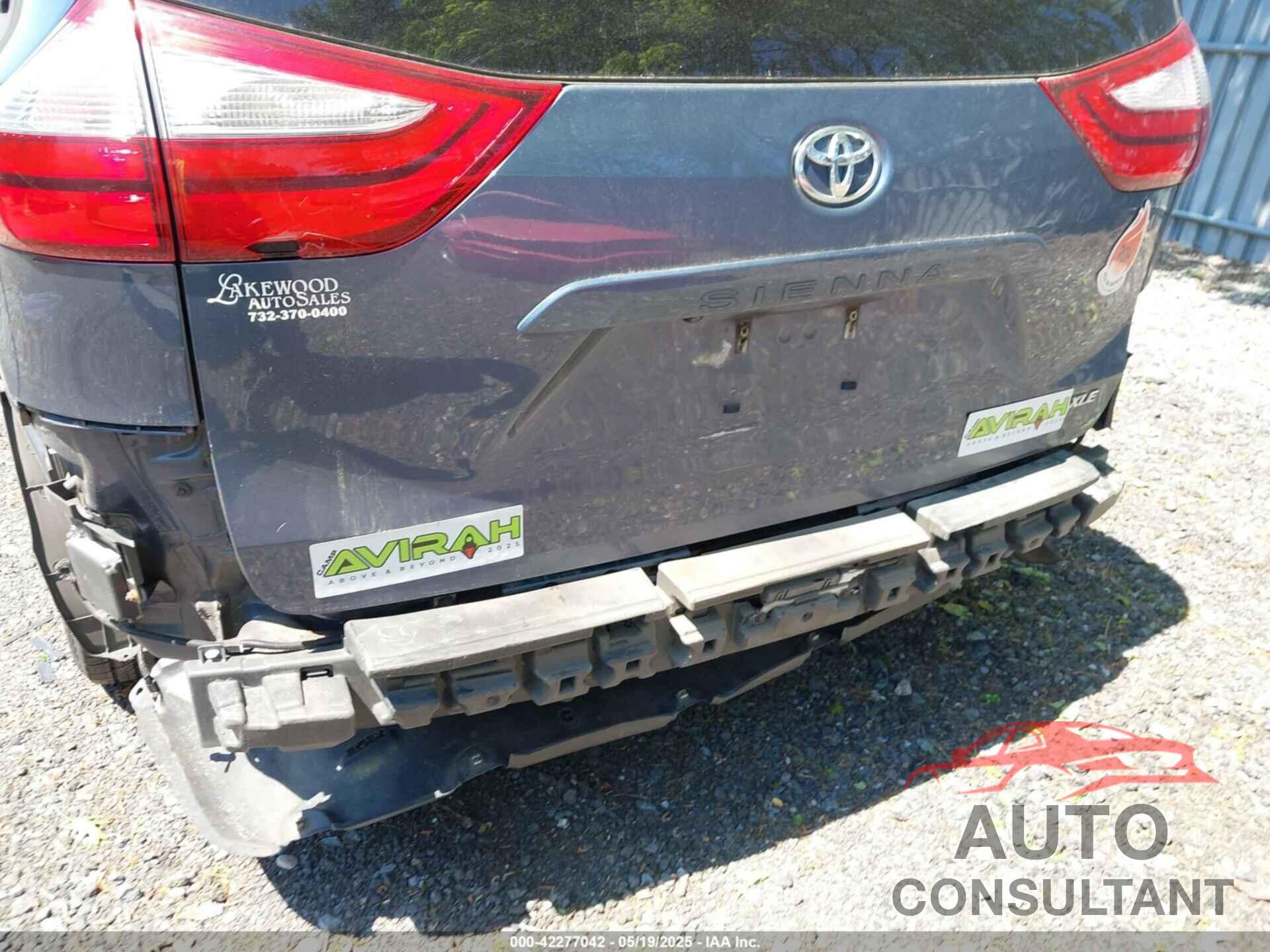 TOYOTA SIENNA 2017 - 5TDYZ3DC0HS785627