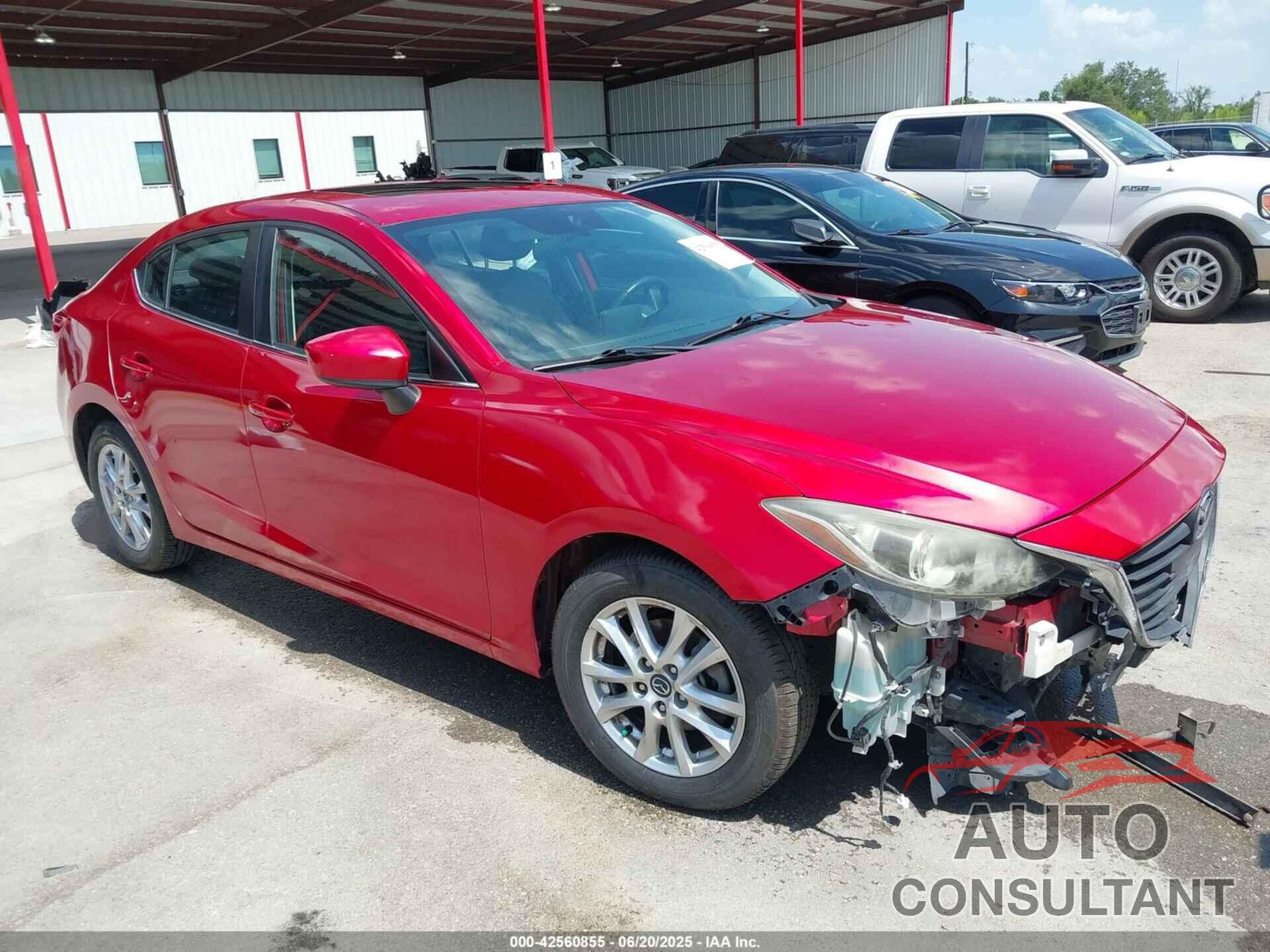 MAZDA MAZDA3 2014 - JM1BM1W72E1176198