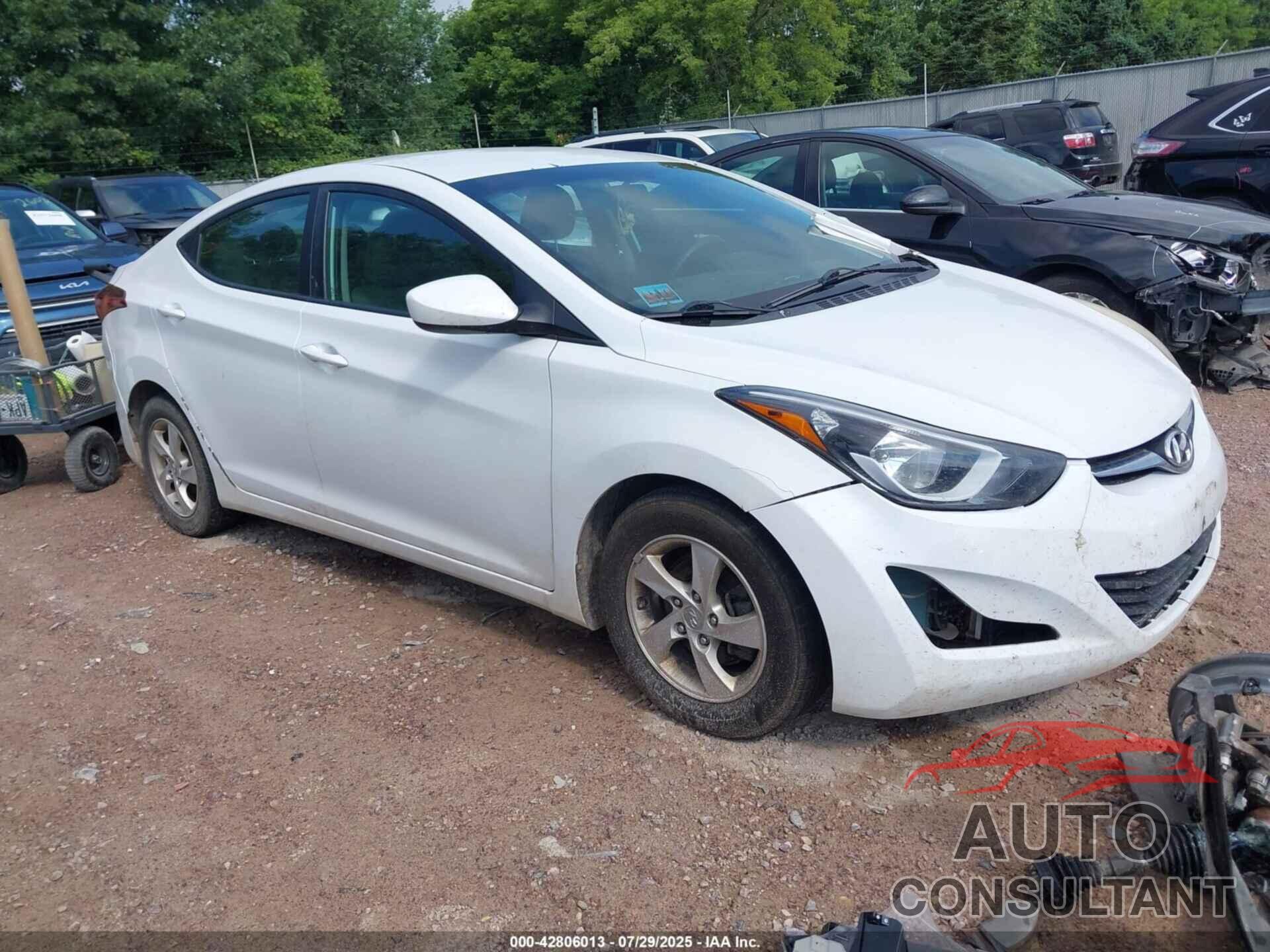 HYUNDAI ELANTRA 2015 - 5NPDH4AE0FH614554