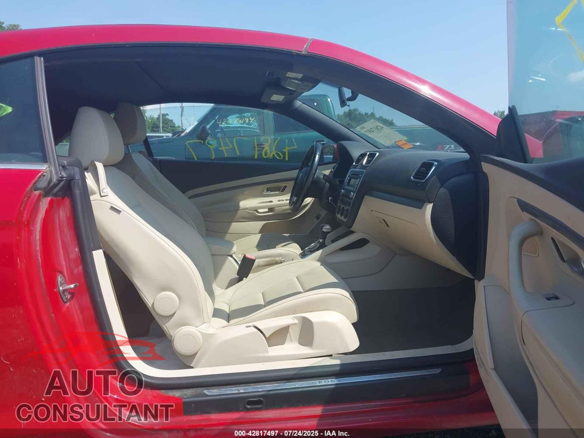 VOLKSWAGEN EOS 2009 - WVWBA71F39V018302