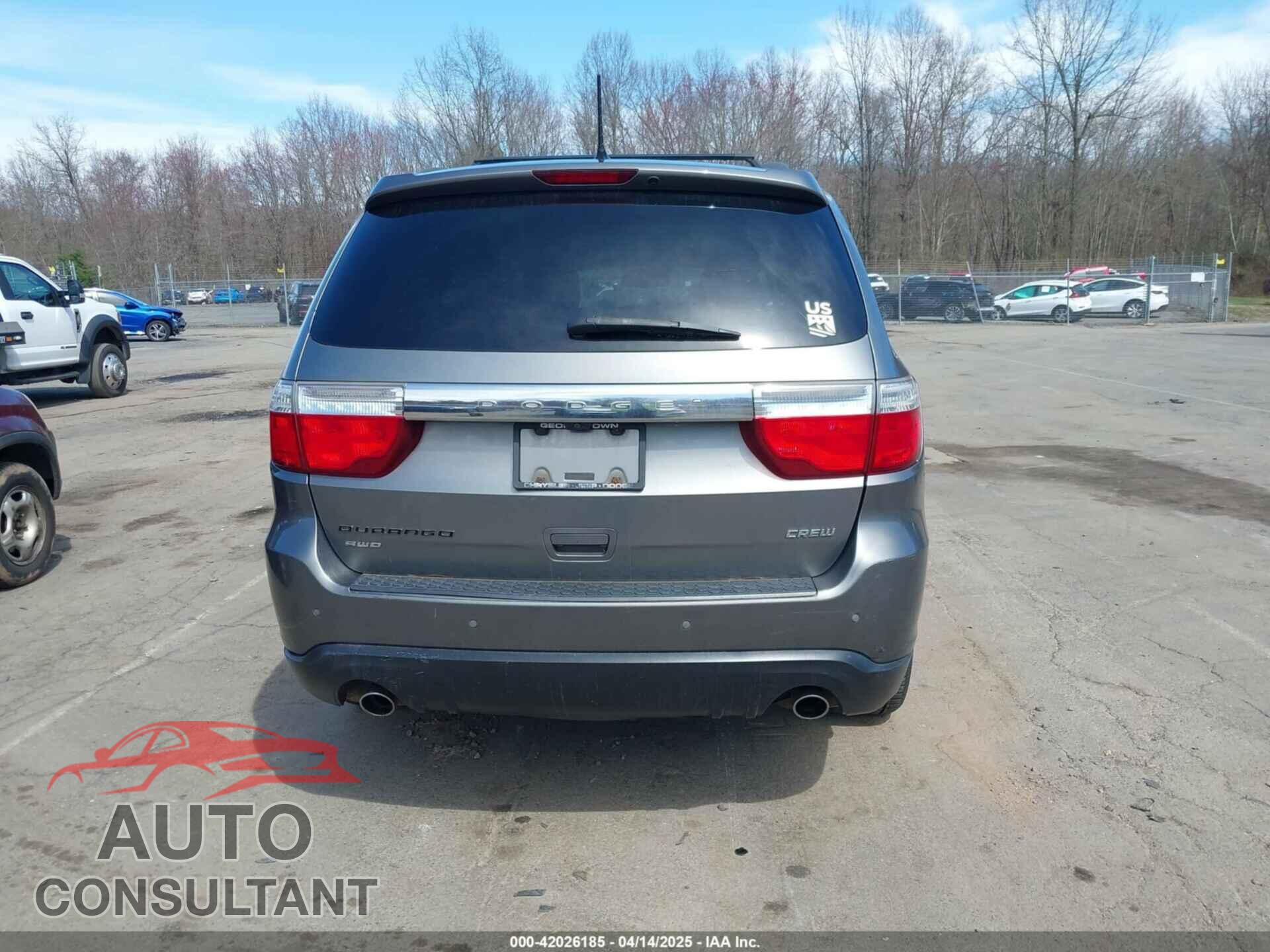 DODGE DURANGO 2012 - 1C4SDJDT8CC309449