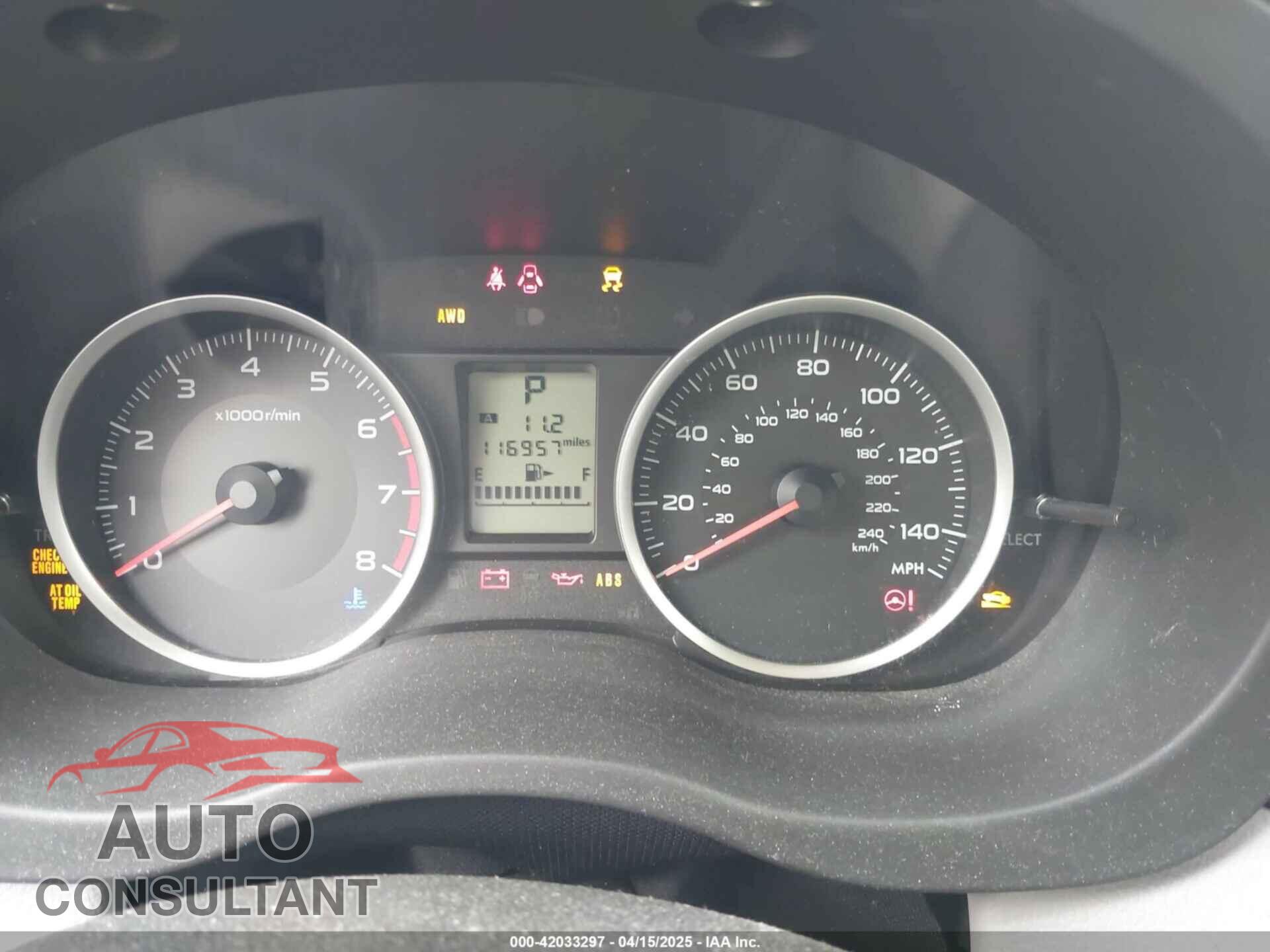 SUBARU FORESTER 2015 - JF2SJADC5FH420168