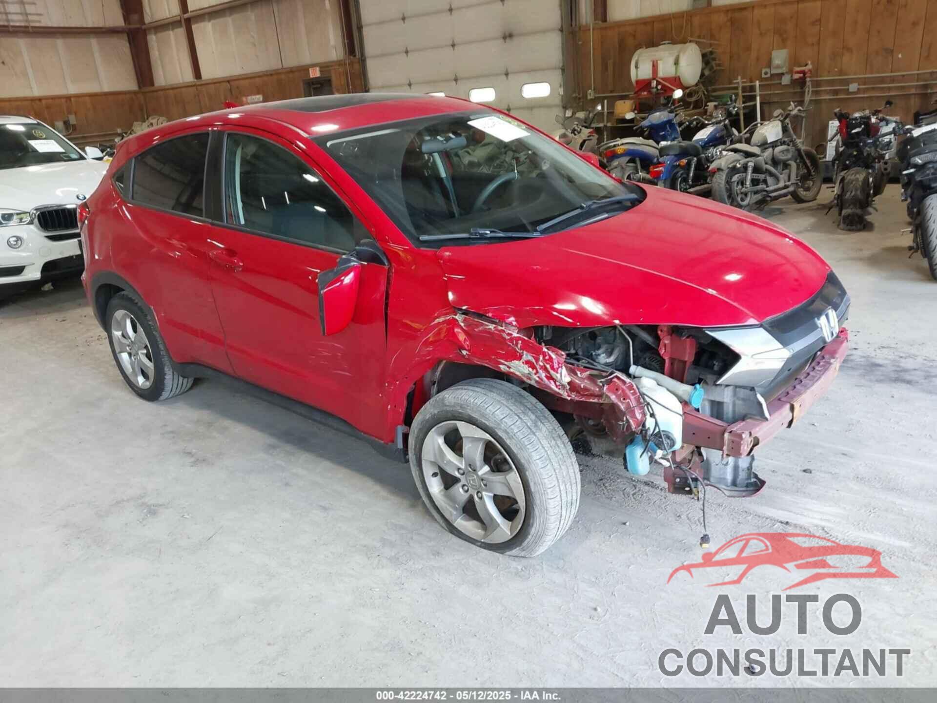 HONDA HR-V 2016 - 3CZRU6H54GM719977