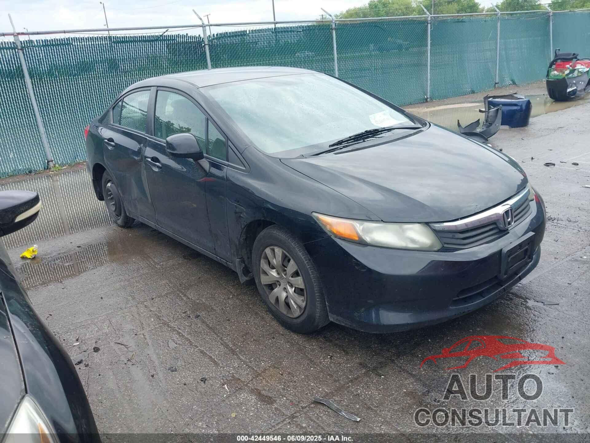 HONDA CIVIC 2012 - 19XFB2F55CE034028