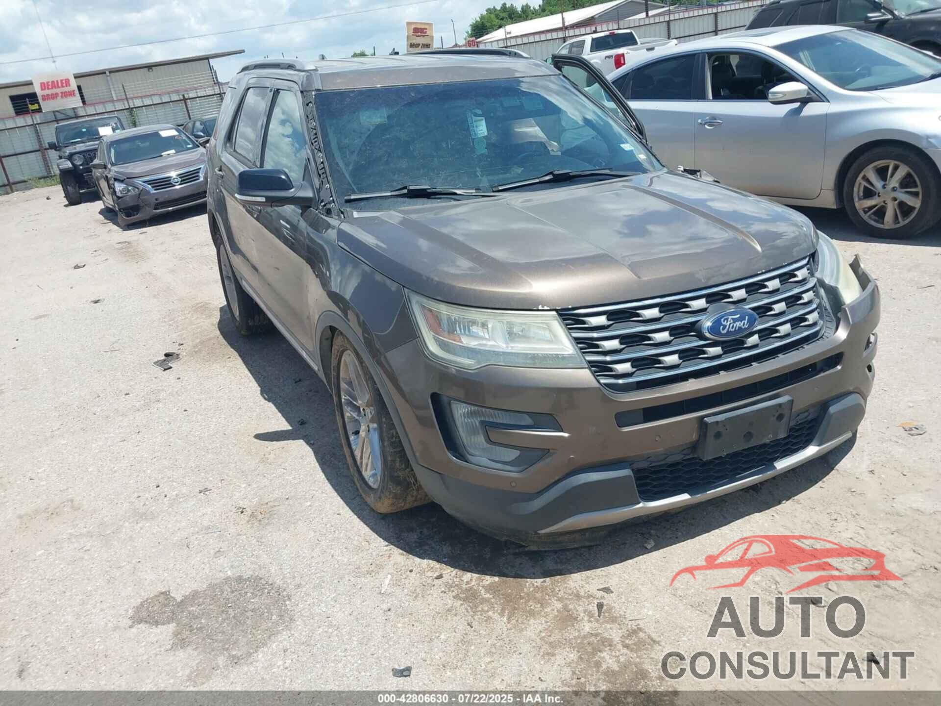 FORD EXPLORER 2016 - 1FM5K7D81GGD26136