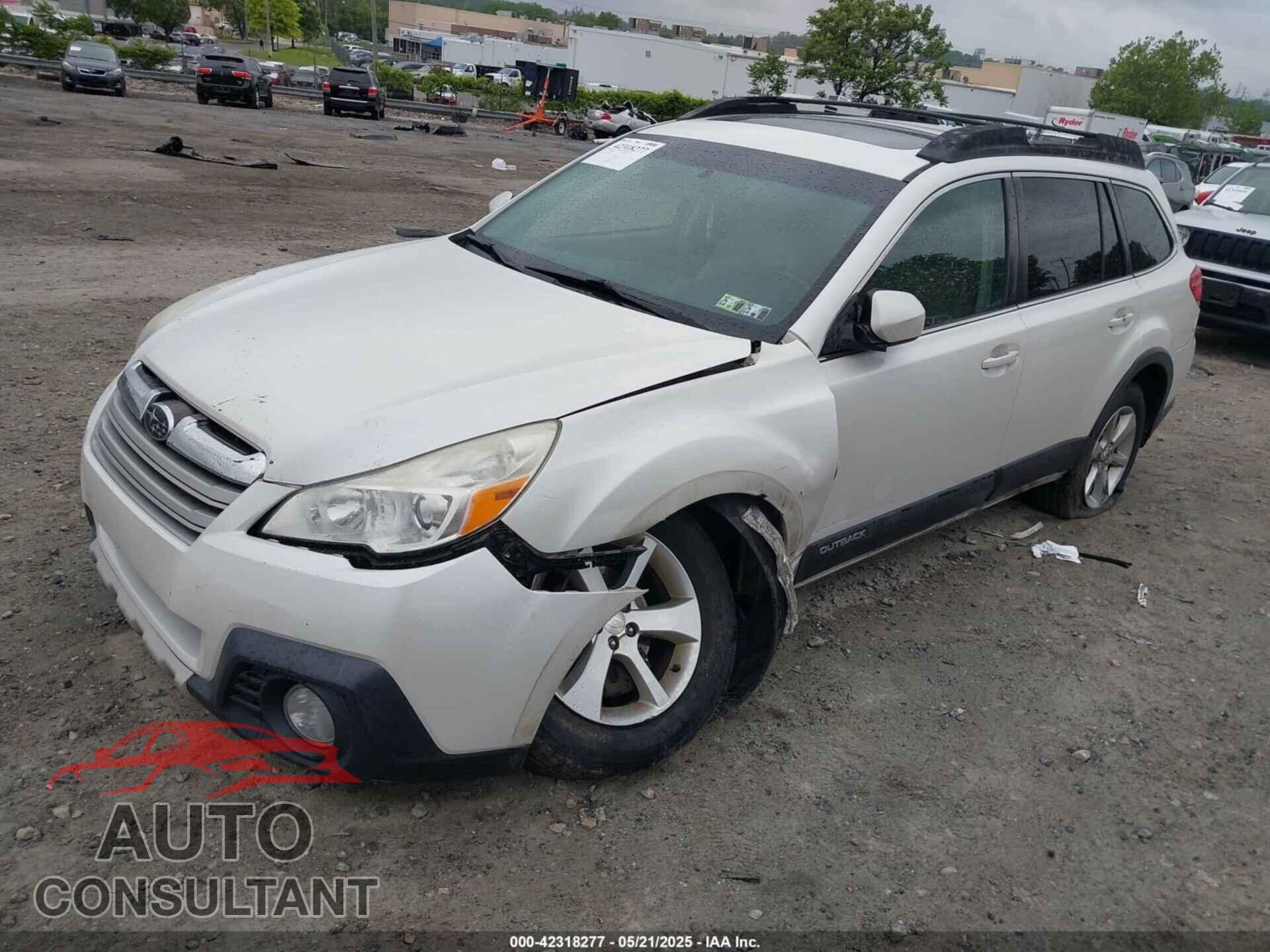 SUBARU OUTBACK 2013 - 4S4BRBKC1D3304620