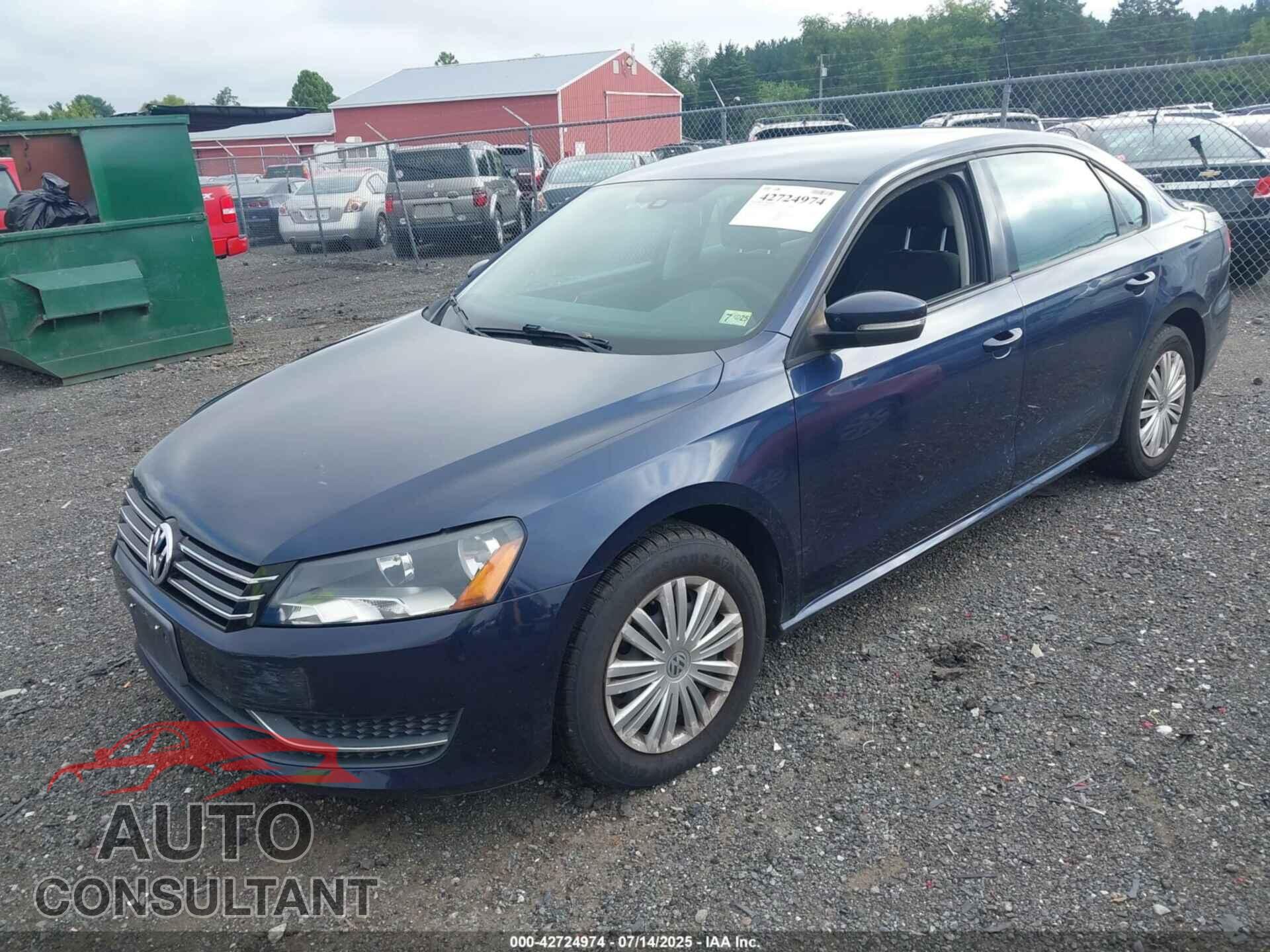 VOLKSWAGEN PASSAT 2014 - 1VWAT7A34EC040131