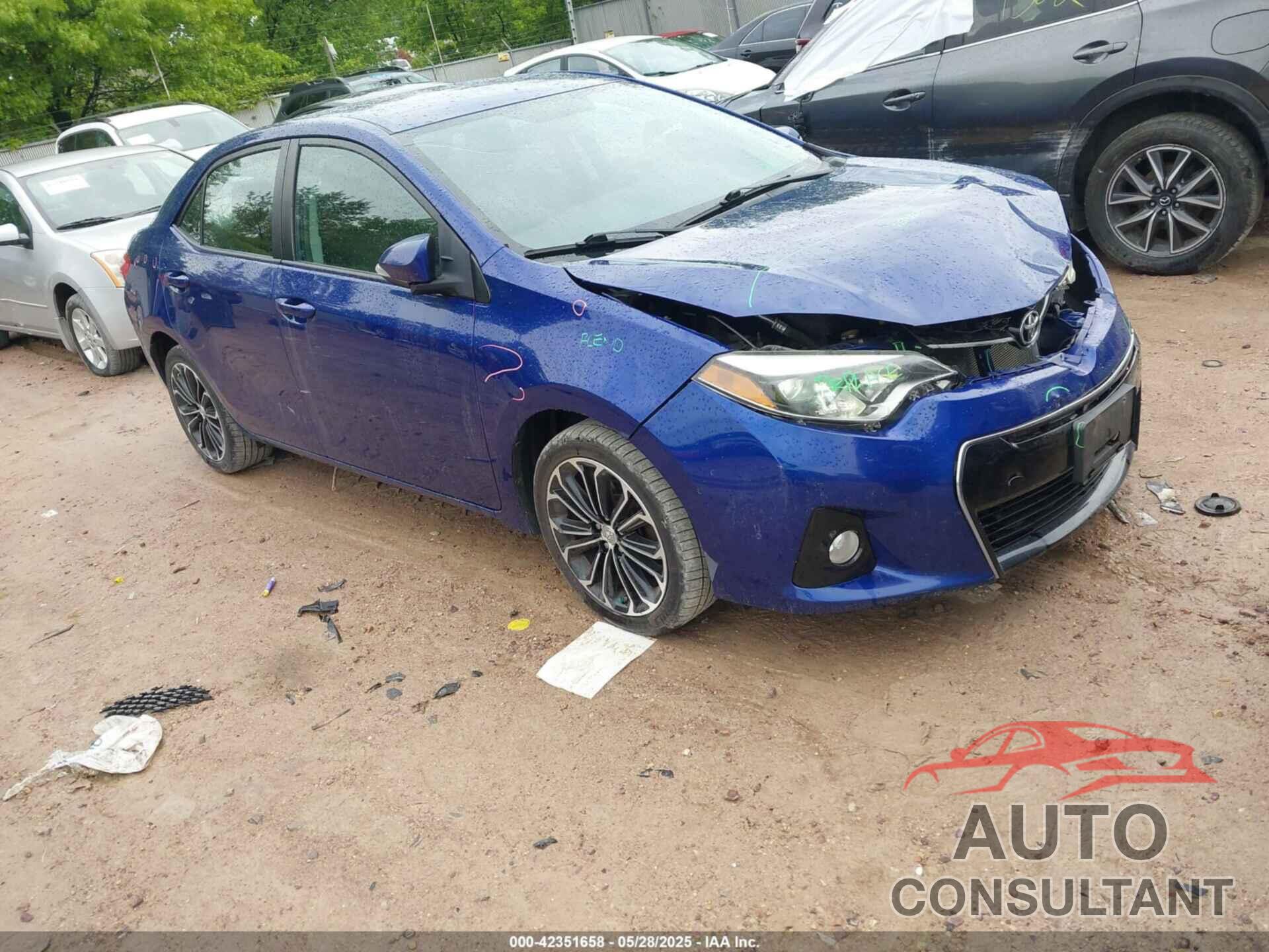 TOYOTA COROLLA 2015 - 2T1BURHE0FC361289