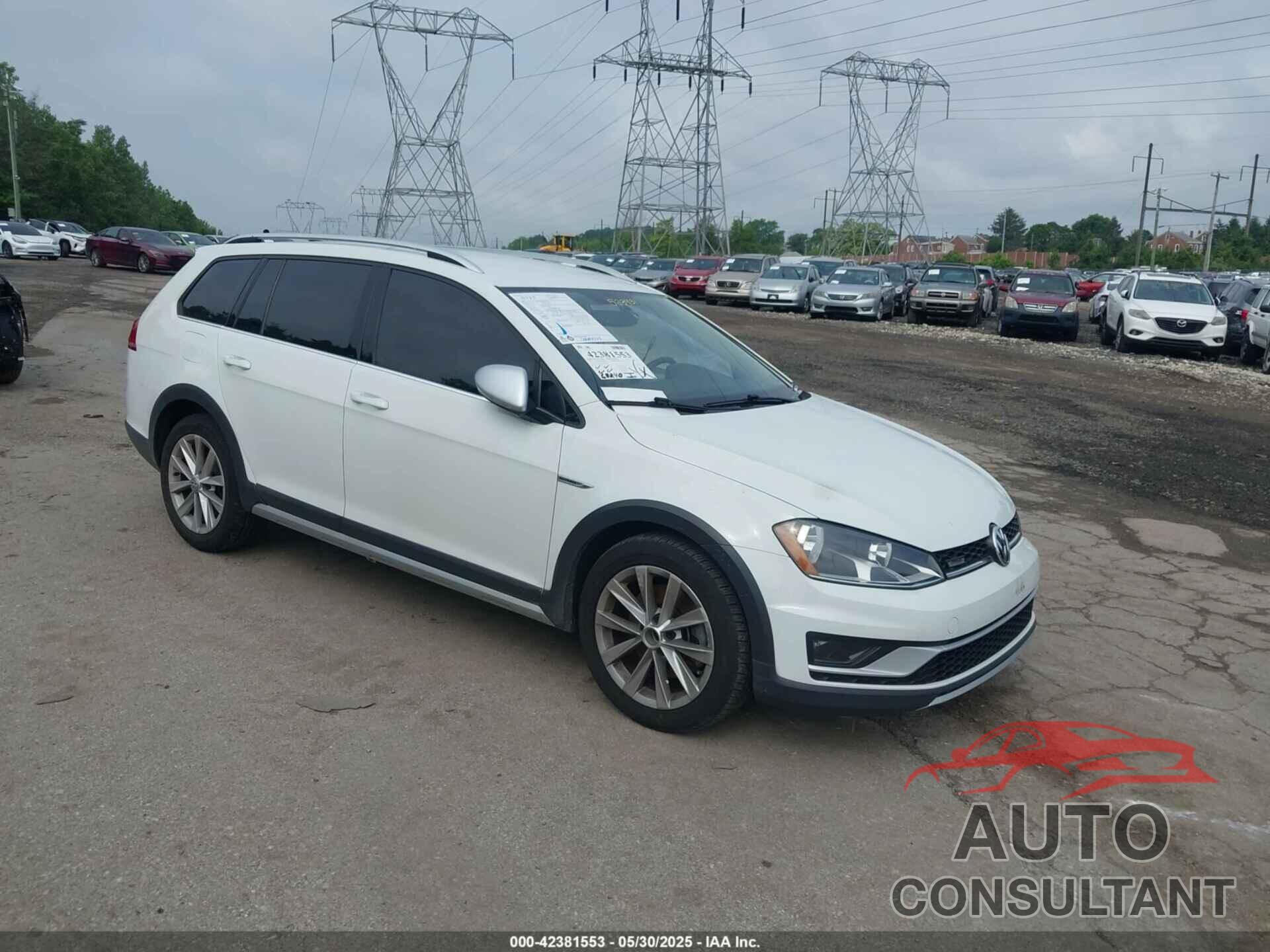 VOLKSWAGEN GOLF ALLTRACK 2017 - 3VWH17AUXHM523431