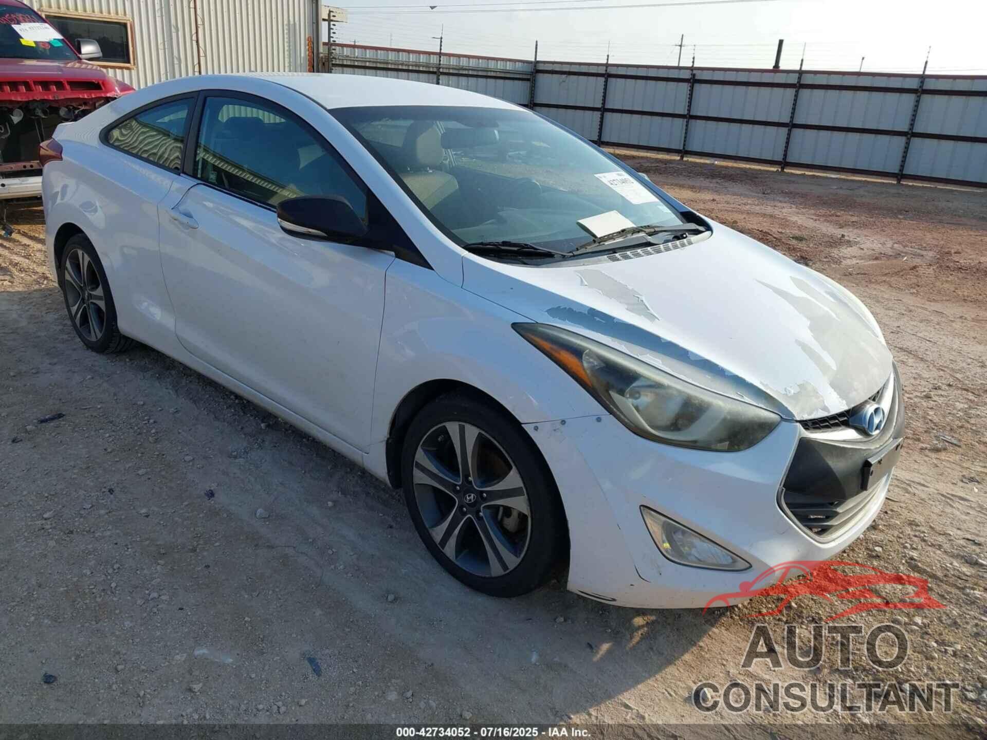 HYUNDAI ELANTRA 2014 - KMHDH6AH5EU026509