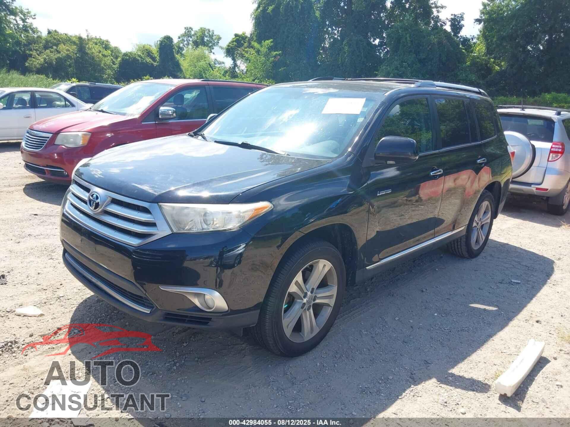TOYOTA HIGHLANDER 2012 - 5TDDK3EH5CS157763