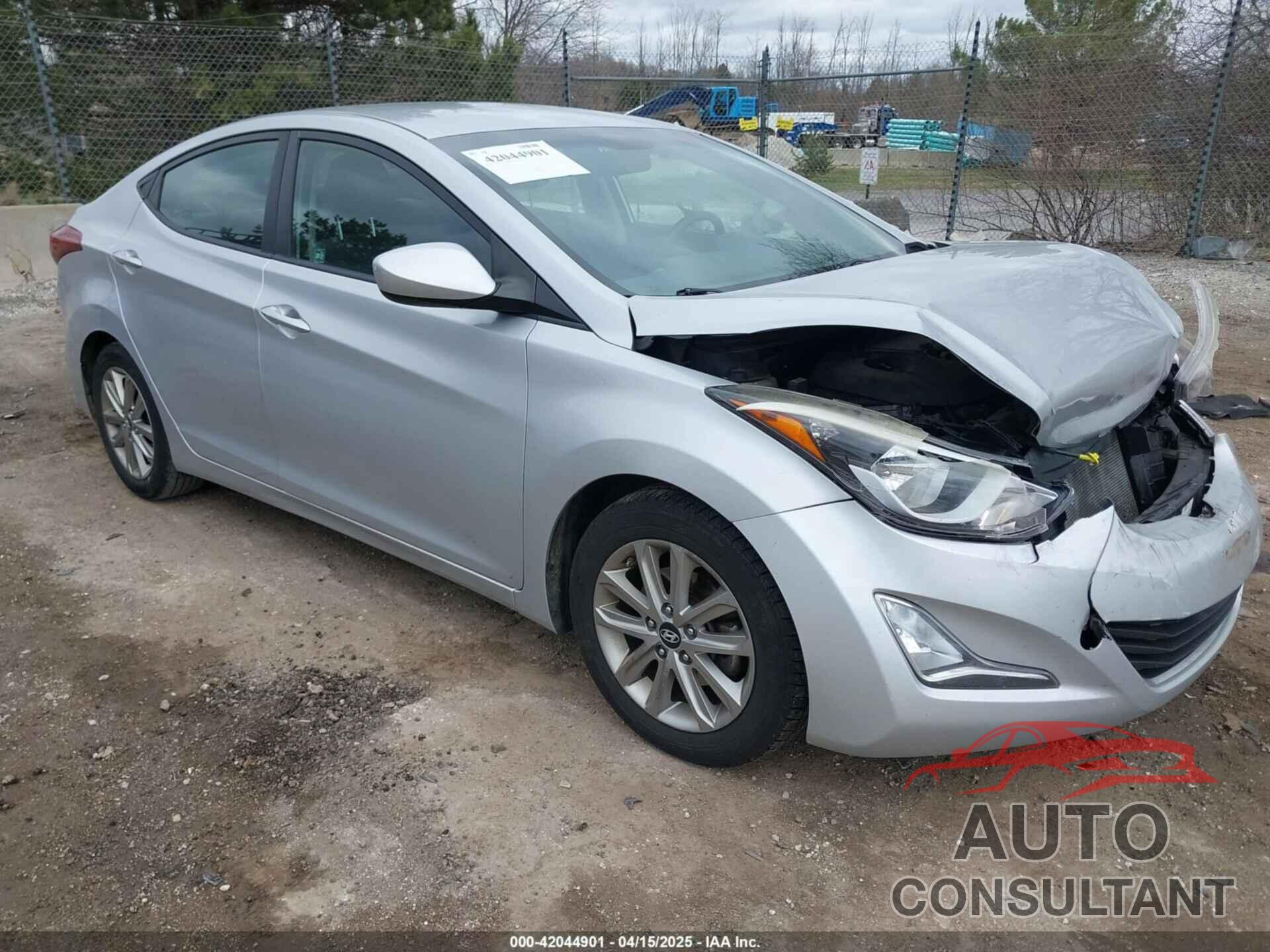 HYUNDAI ELANTRA 2014 - KMHDH4AE1EU088452
