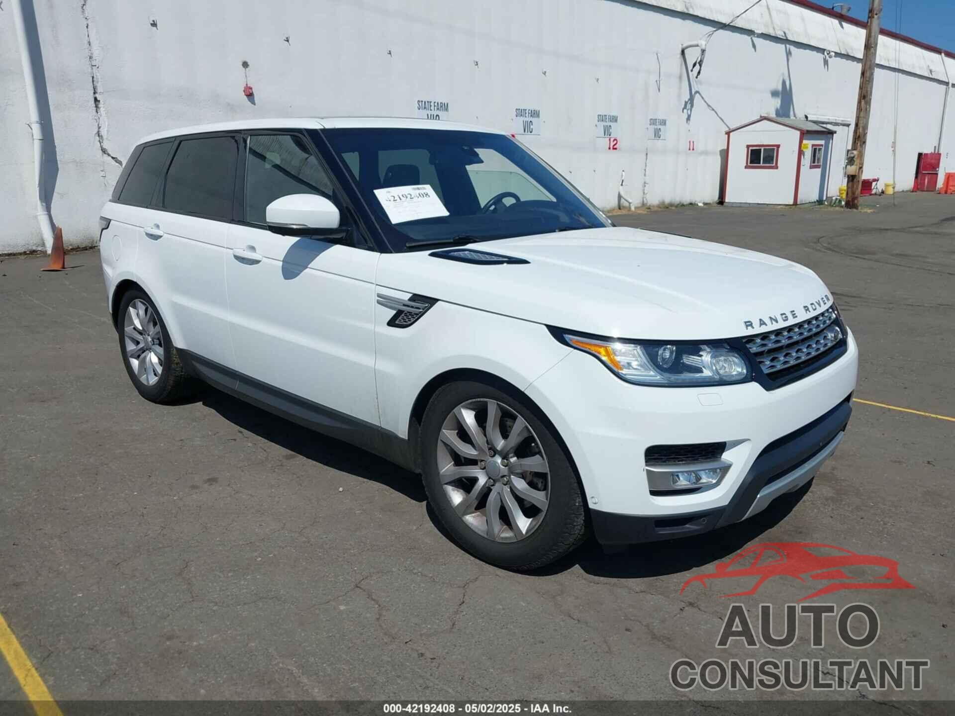 LAND ROVER RANGE ROVER SPORT 2016 - SALWR2KF5GA560364