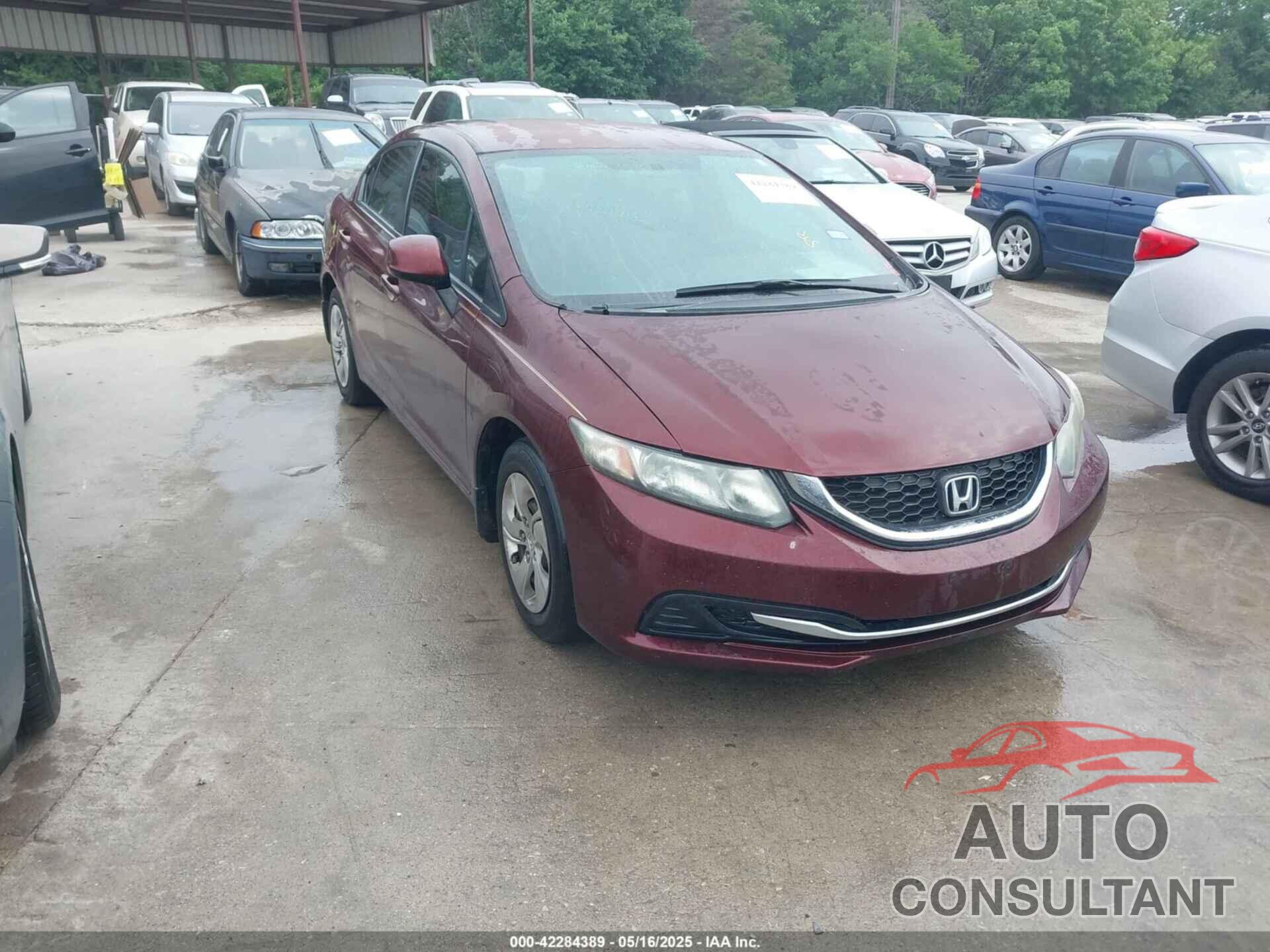 HONDA CIVIC 2013 - 2HGFB2F5XDH571369