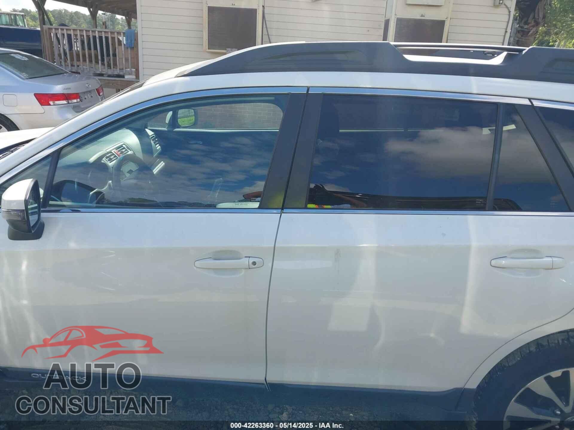 SUBARU OUTBACK 2016 - 4S4BSBLC4G3206396