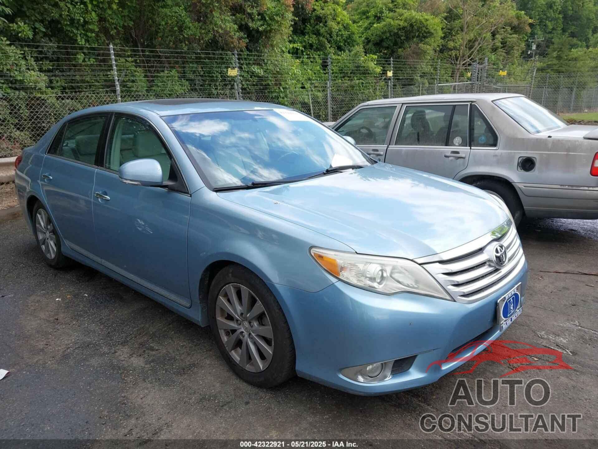 TOYOTA AVALON 2011 - 4T1BK3DB7BU395978