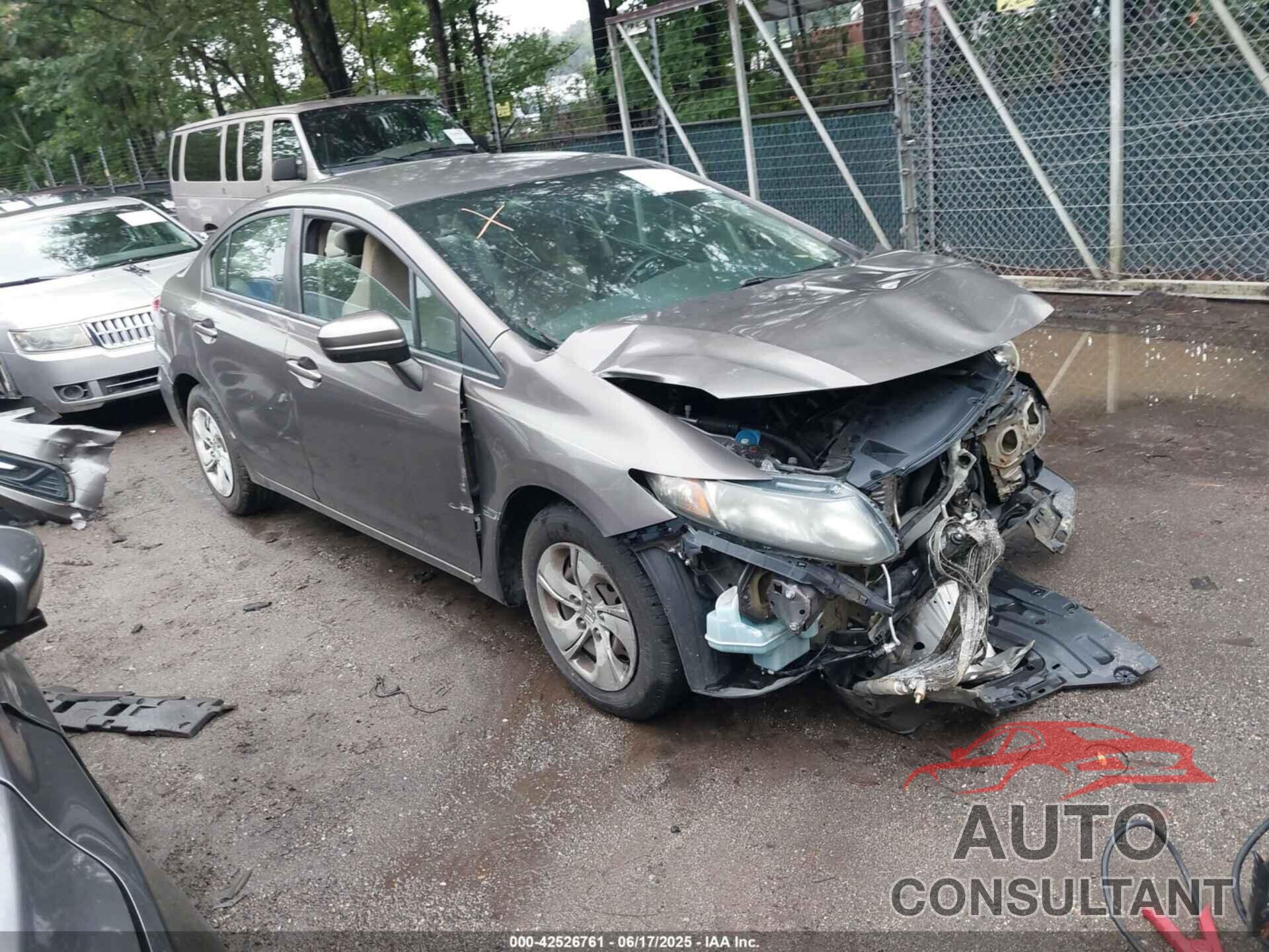 HONDA CIVIC 2014 - 2HGFB2F50EH509609
