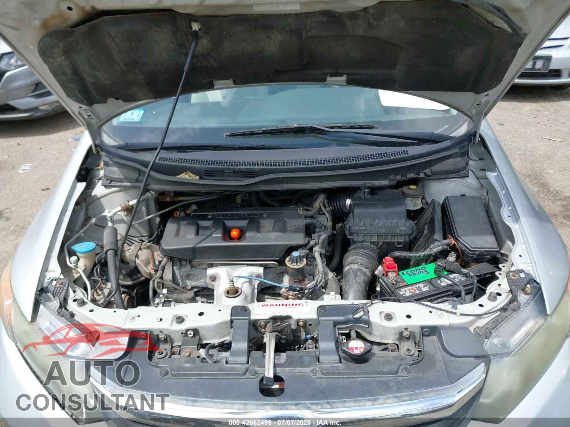 HONDA CIVIC 2012 - 2HGFB2F50CH323954