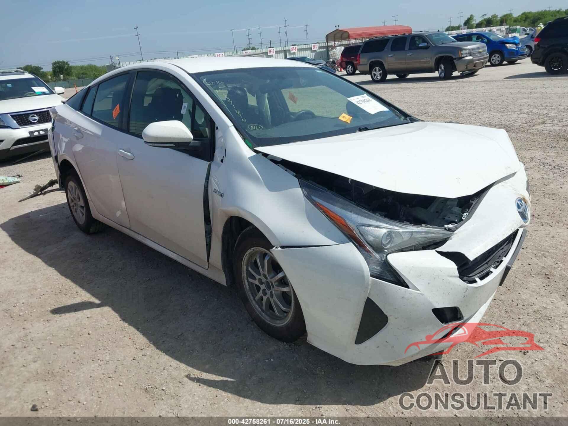 TOYOTA PRIUS 2016 - JTDKBRFU7G3011555