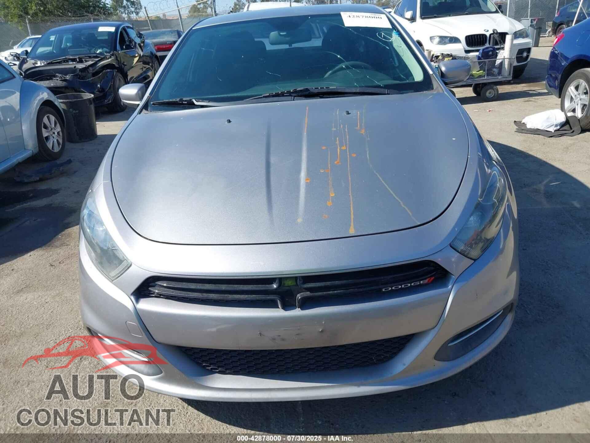 DODGE DART 2015 - 1C3CDFBB3FD140777